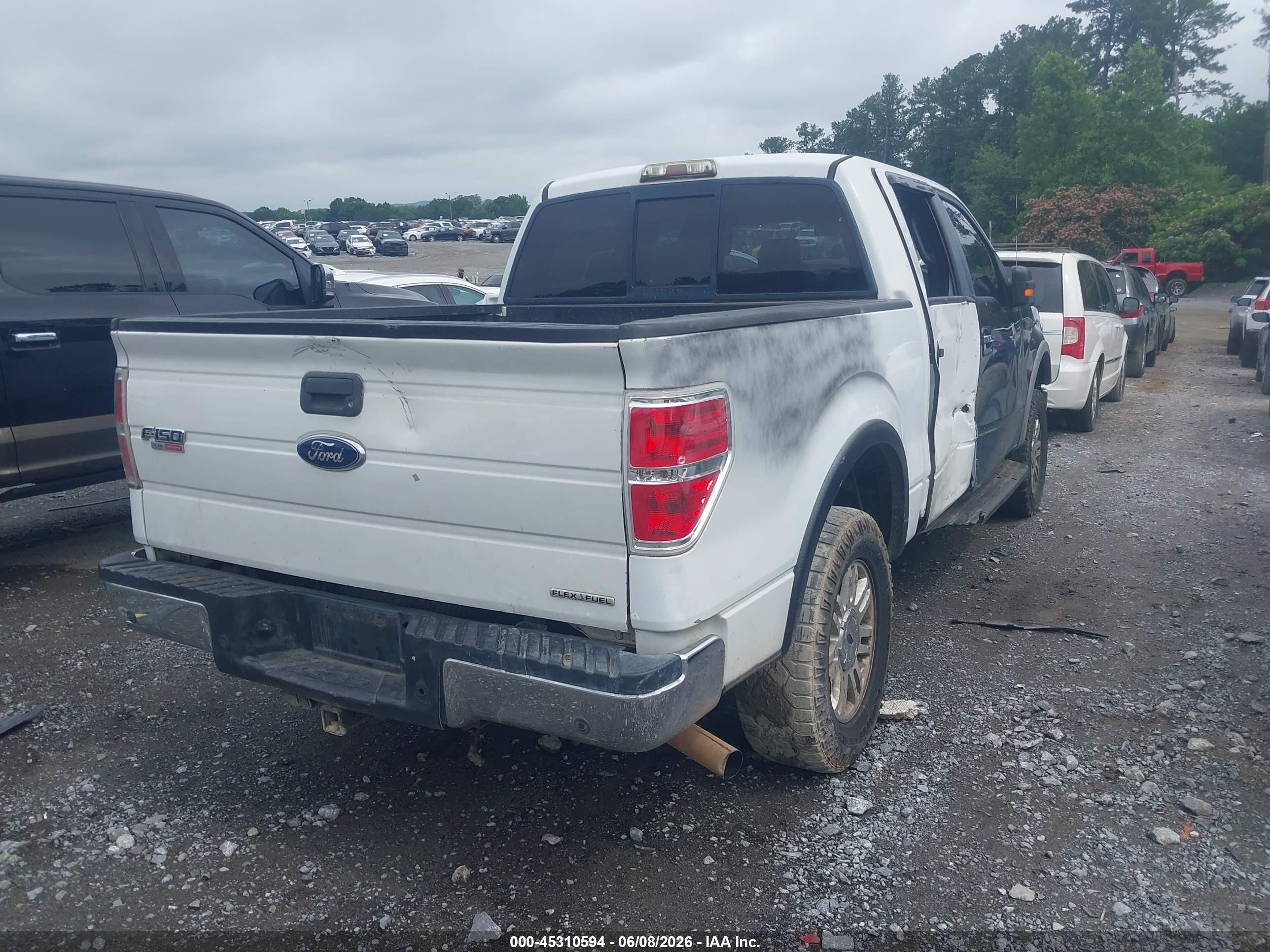 2011 Ford F-150 Xlt White vin: 1FTFW1EFXBFA78460