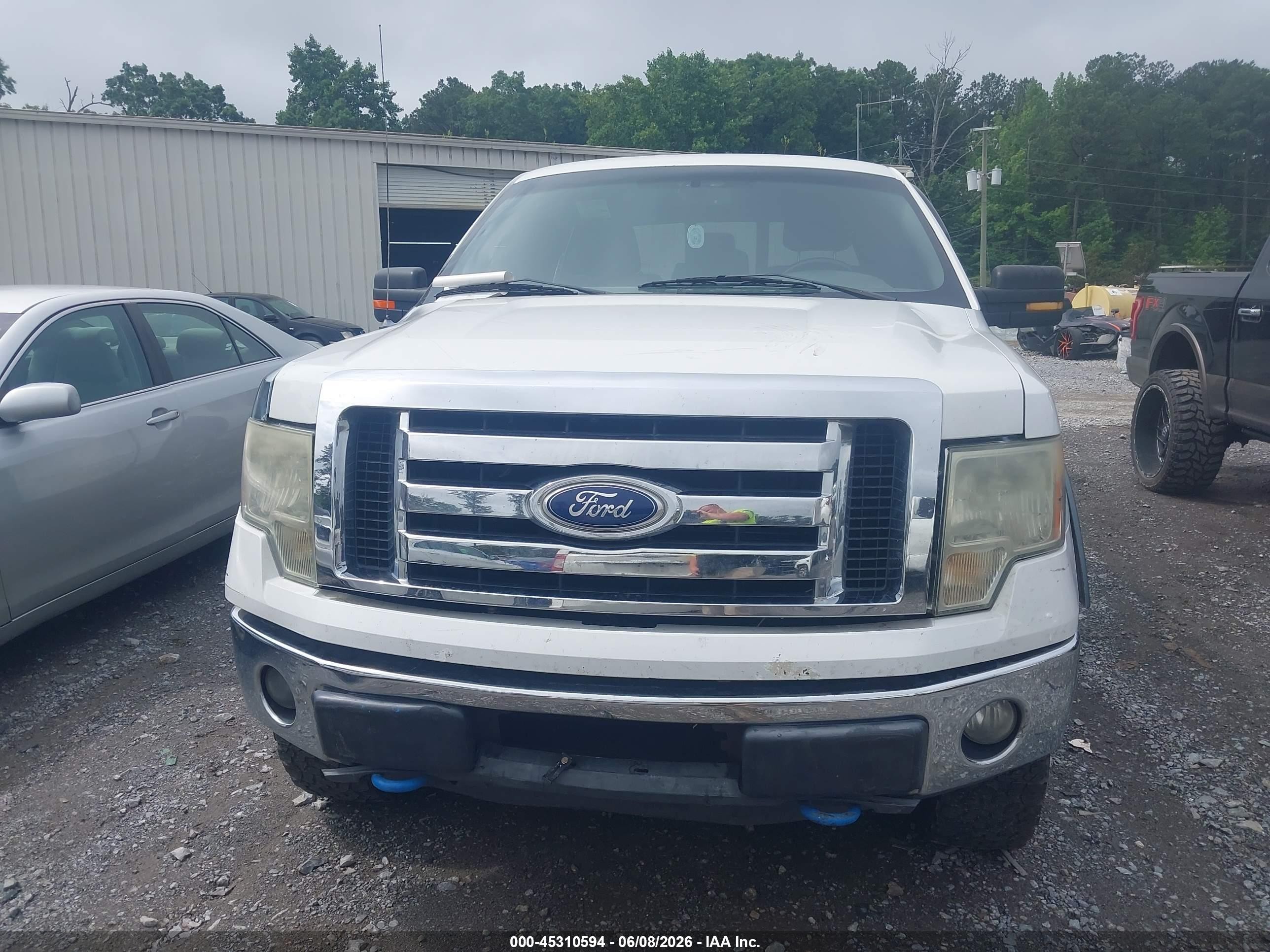 2011 Ford F-150 Xlt White vin: 1FTFW1EFXBFA78460