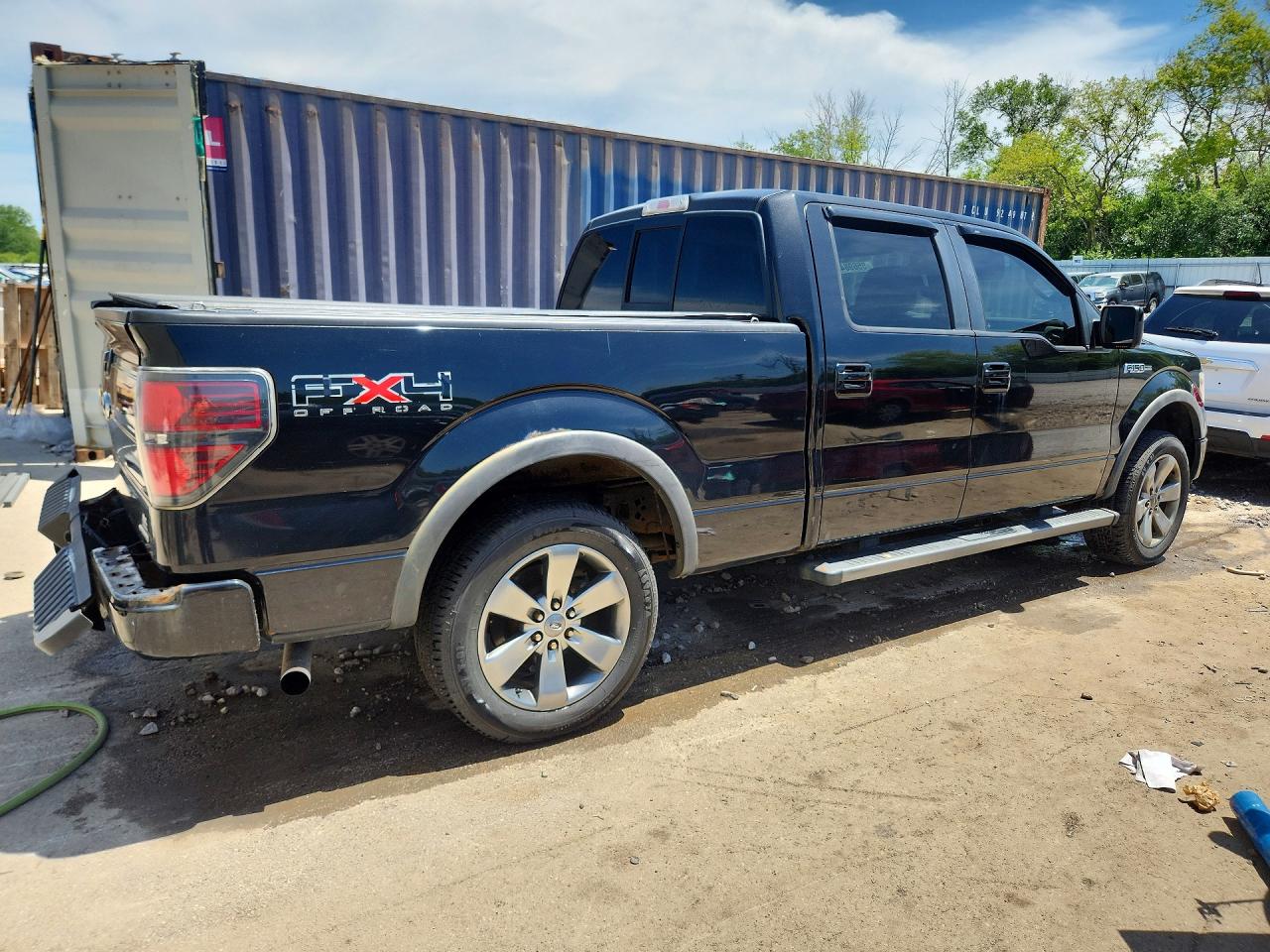 2011 Ford F150 Supercrew Black vin: 1FTFW1EFXBFA80287