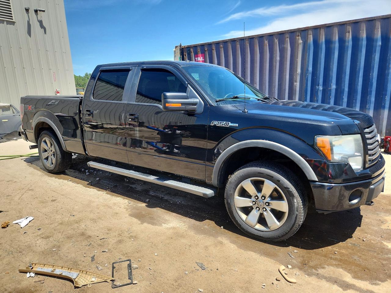 2011 Ford F150 Supercrew Black vin: 1FTFW1EFXBFA80287