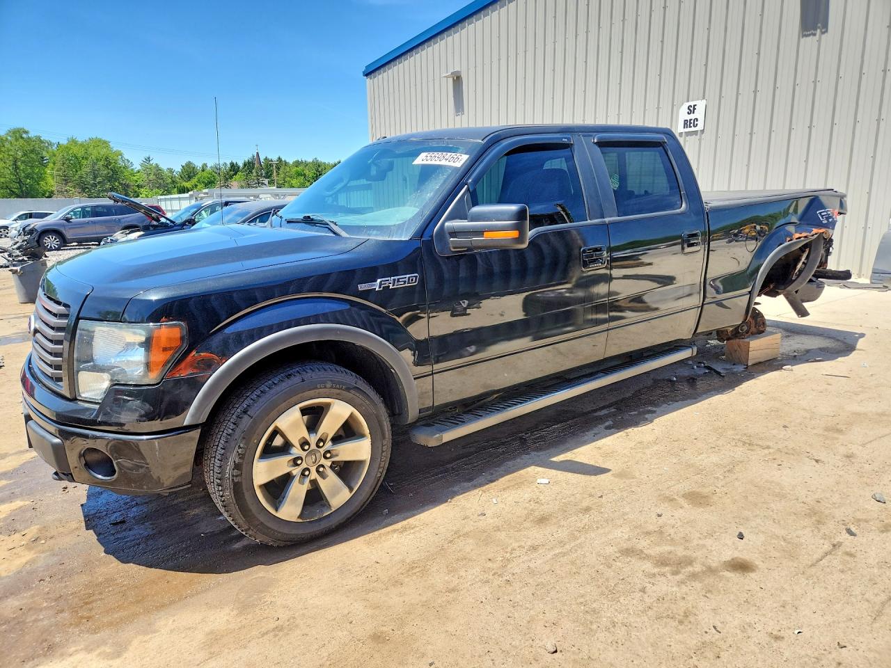 2011 Ford F150 Supercrew Черный vin: 1FTFW1EFXBFA80287