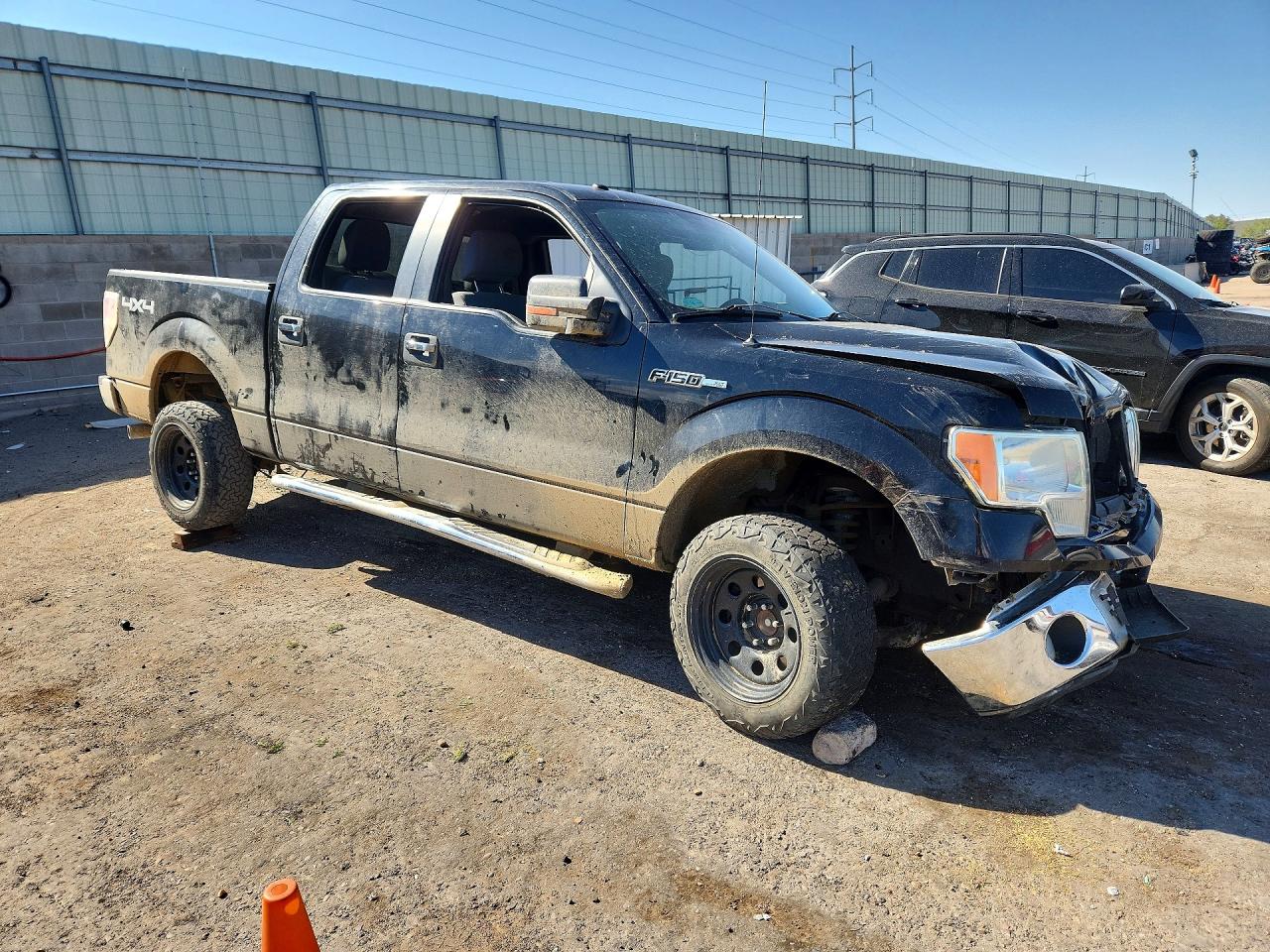 2011 Ford F150 Supercrew Black vin: 1FTFW1EFXBFC19317