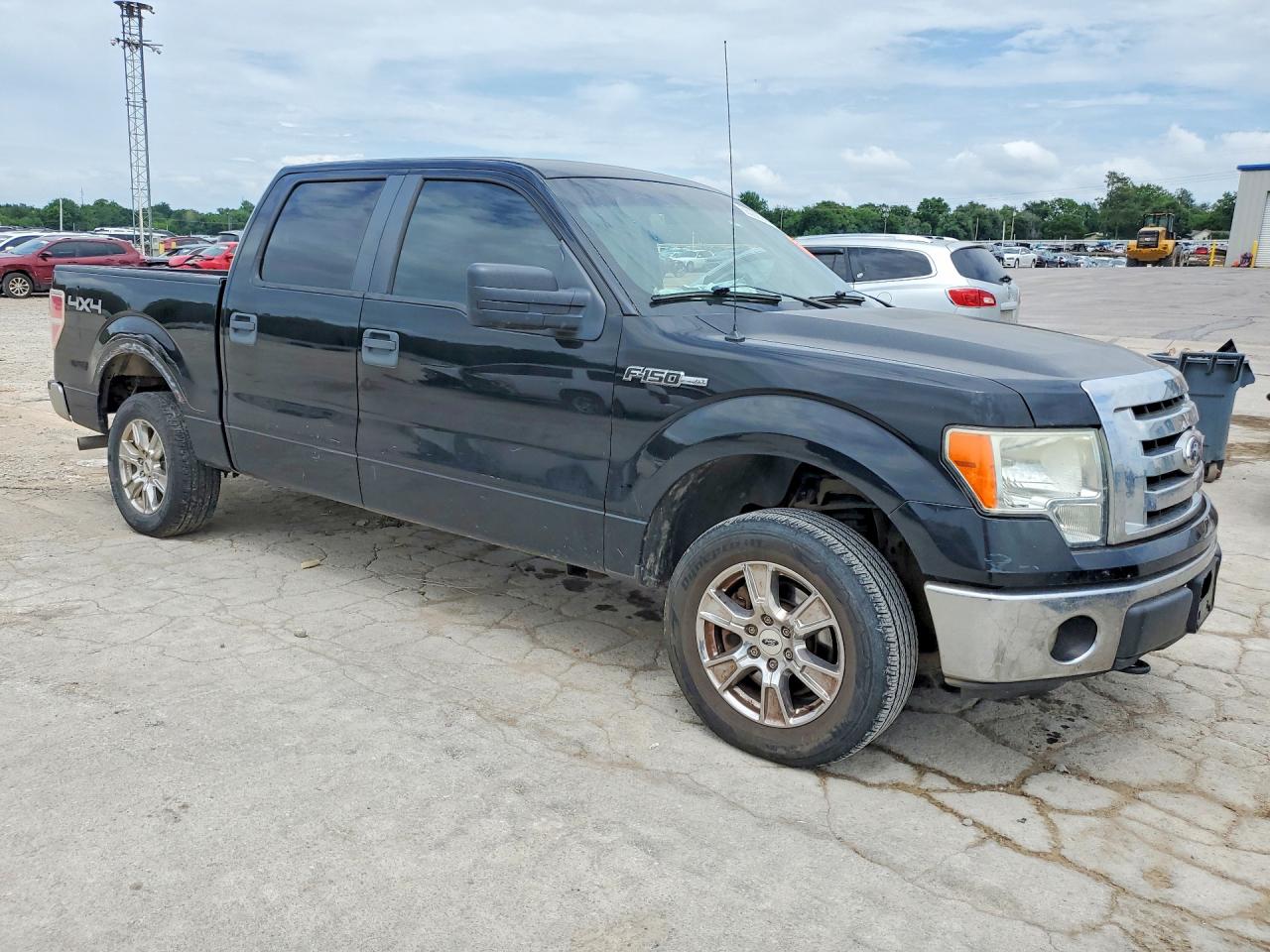 2011 Ford F150 Supercrew Black vin: 1FTFW1EFXBFD09597