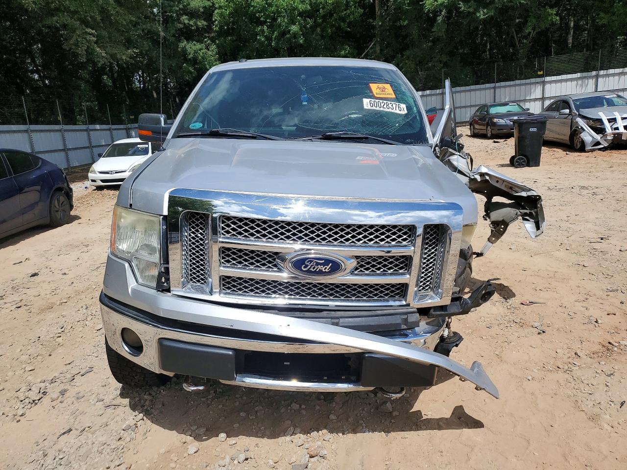 2011 Ford F150 Supercrew Silver vin: 1FTFW1EFXBFD35875
