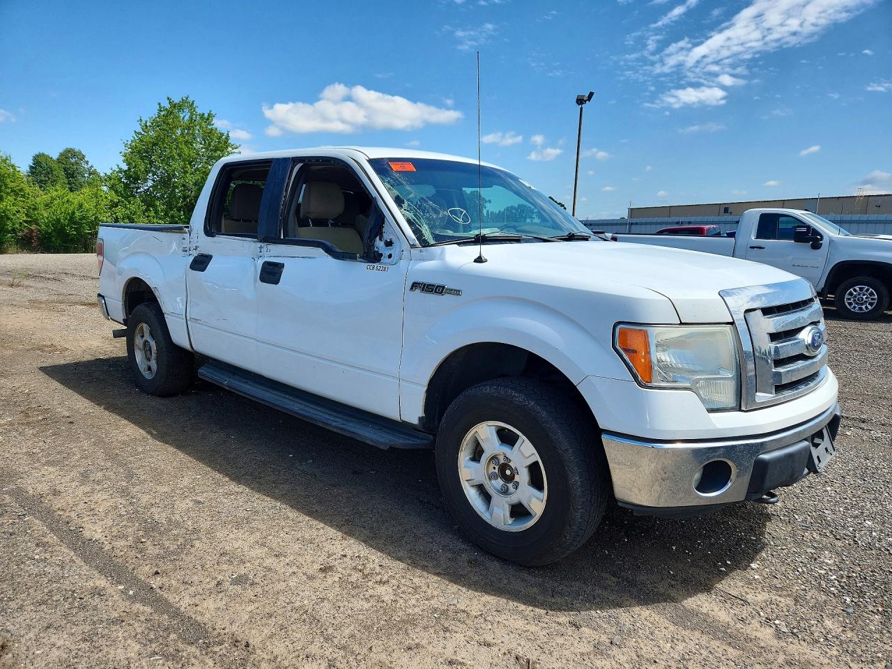 2011 Ford F150 Supercrew Белый vin: 1FTFW1EFXBKD53574