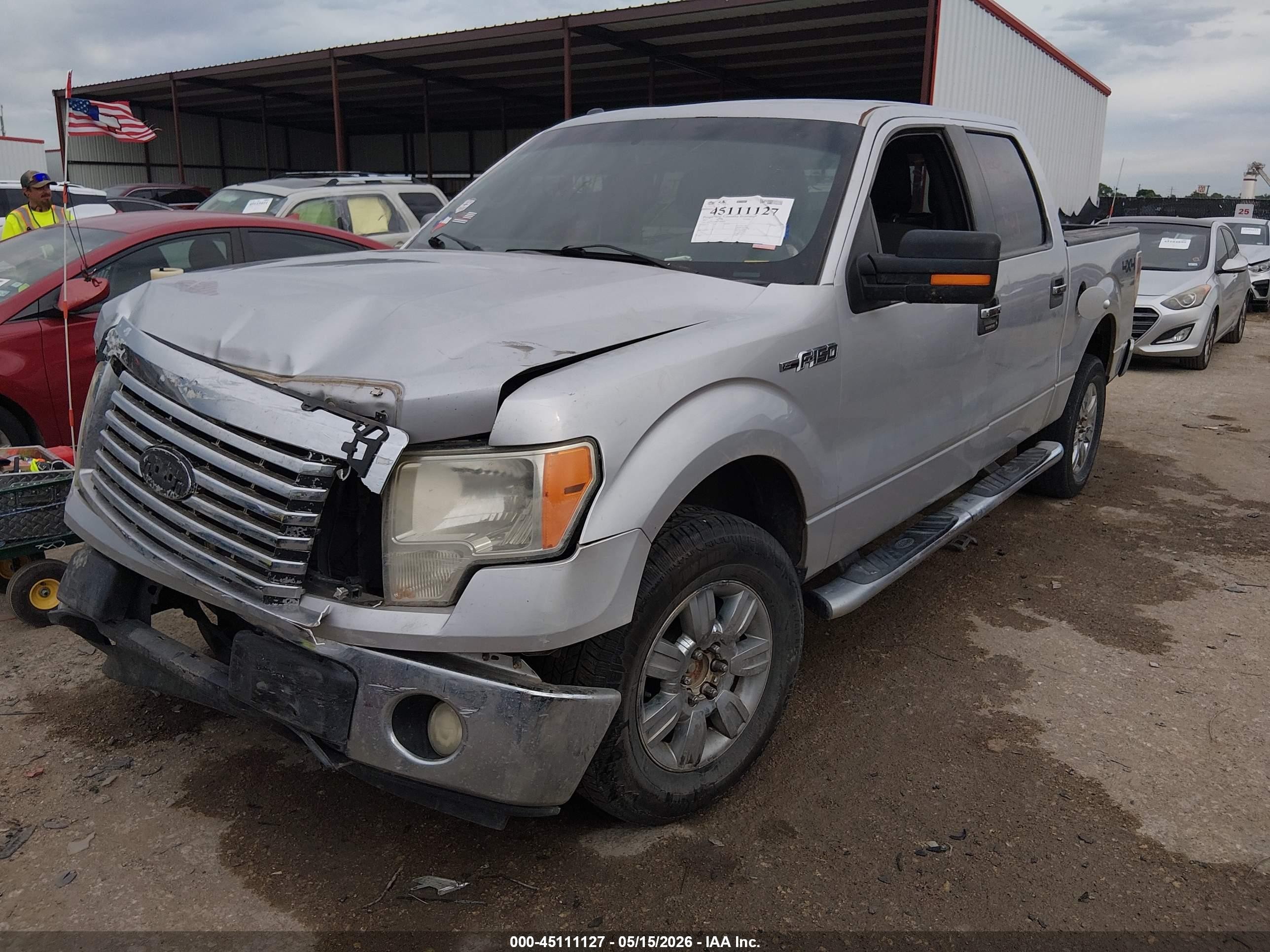 2011 Ford F-150 Xlt Silver vin: 1FTFW1EFXBKD76935