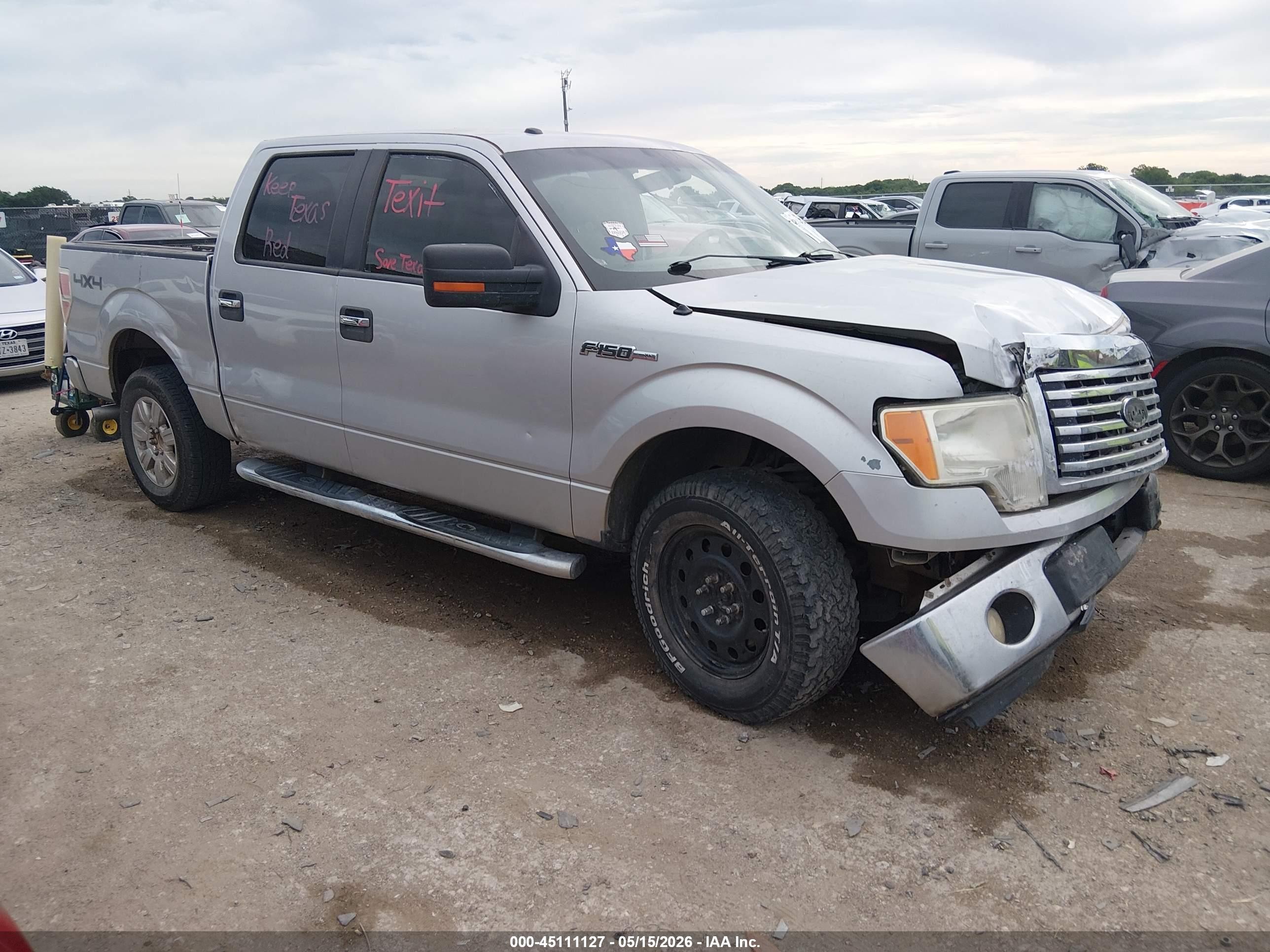 2011 Ford F-150 Xlt Silver vin: 1FTFW1EFXBKD76935