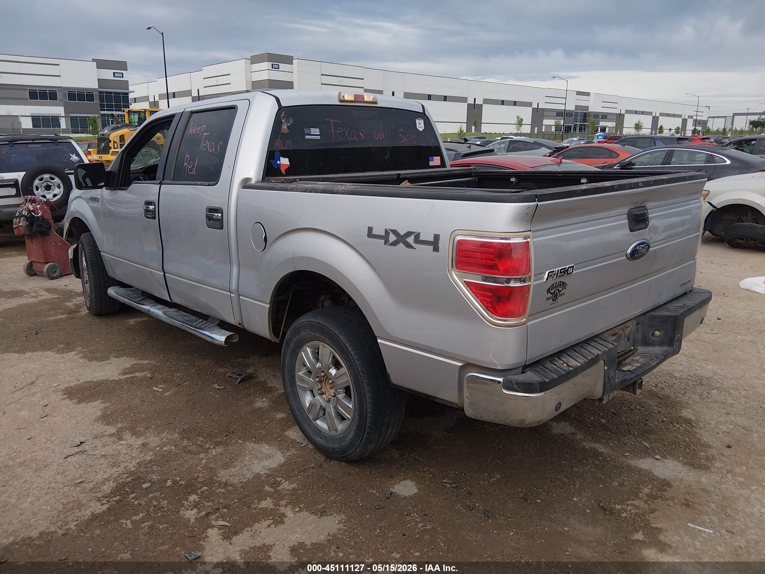 2011 Ford F-150 Xlt Silver vin: 1FTFW1EFXBKD76935