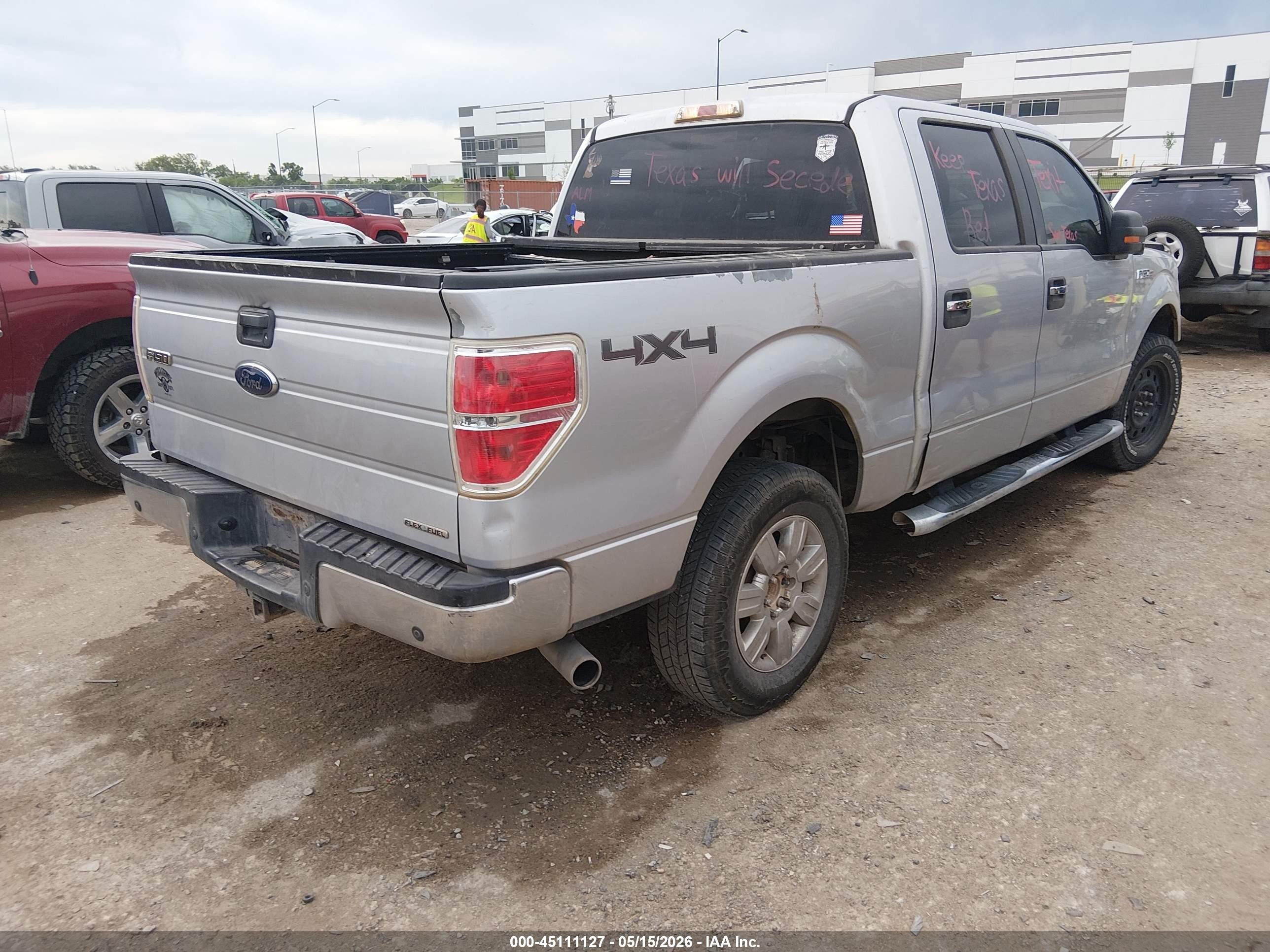 2011 Ford F-150 Xlt Silver vin: 1FTFW1EFXBKD76935