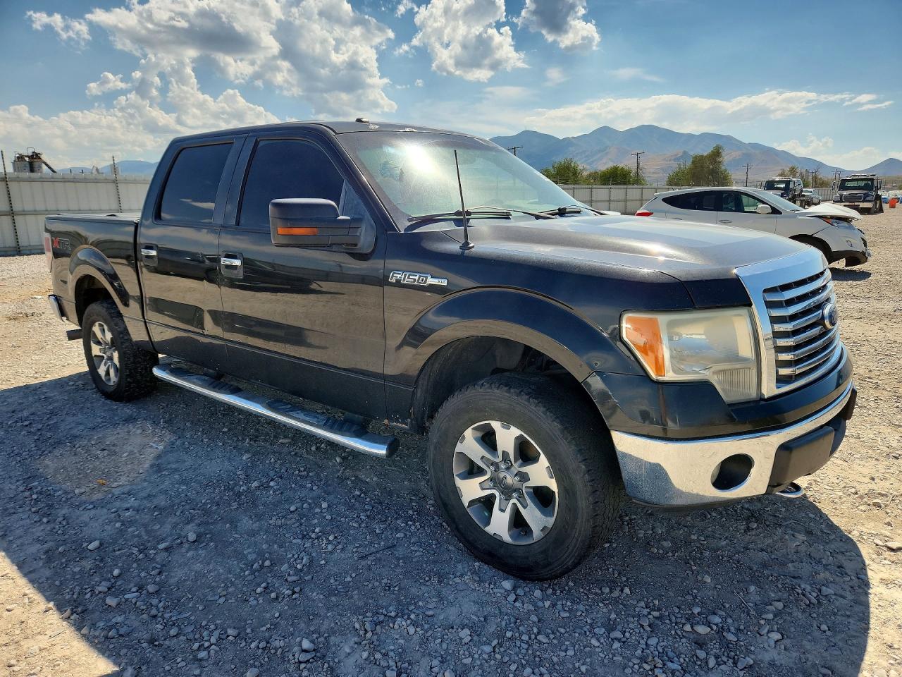 2012 Ford F150 Supercrew Black vin: 1FTFW1EFXCFA31849