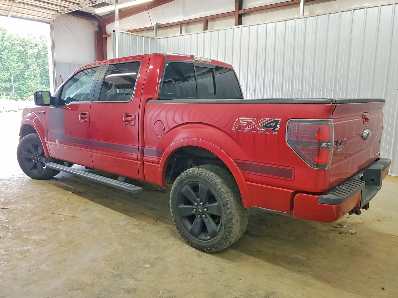 2012 Ford F150 Supercrew Красный vin: 1FTFW1EFXCFC11073