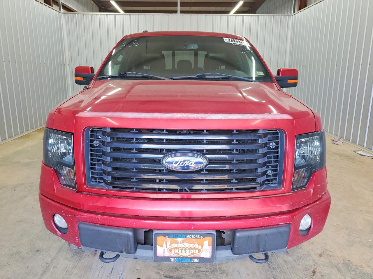 2012 Ford F150 Supercrew Красный vin: 1FTFW1EFXCFC11073