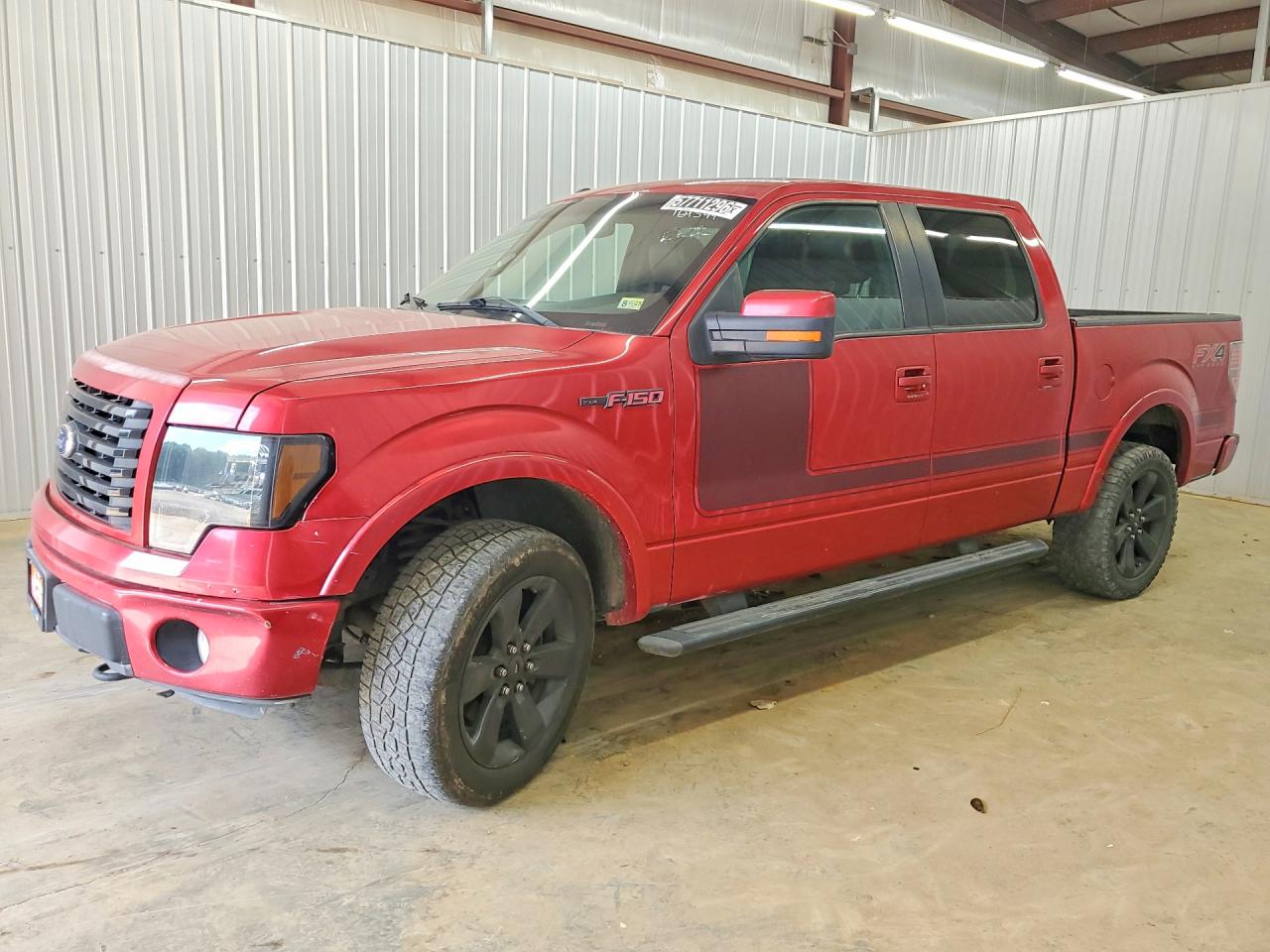2012 Ford F150 Supercrew Красный vin: 1FTFW1EFXCFC11073