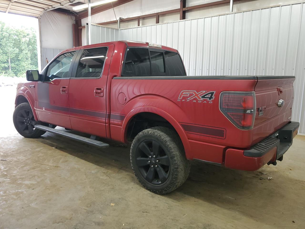 2012 Ford F150 Supercrew Красный vin: 1FTFW1EFXCFC11073 Damage: Left Bed Side, Dent(S) W/ Paint Dmg, 2 To 3 Inches