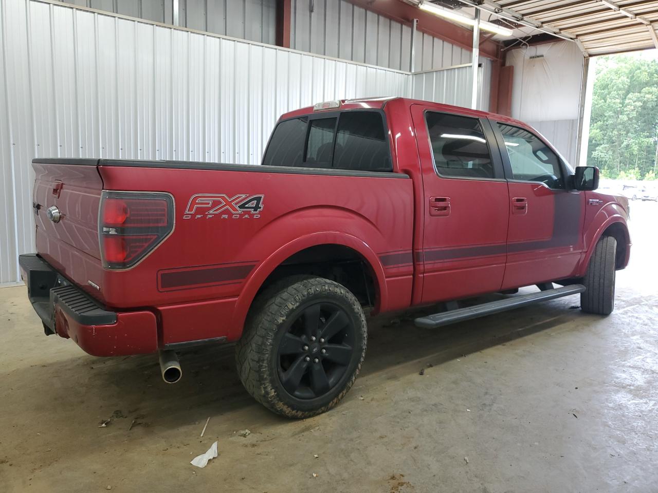 2012 Ford F150 Supercrew Красный vin: 1FTFW1EFXCFC11073 Damage: Right Bed Side, Dent(S) W/ Paint Dmg, 2 To 3 Inches