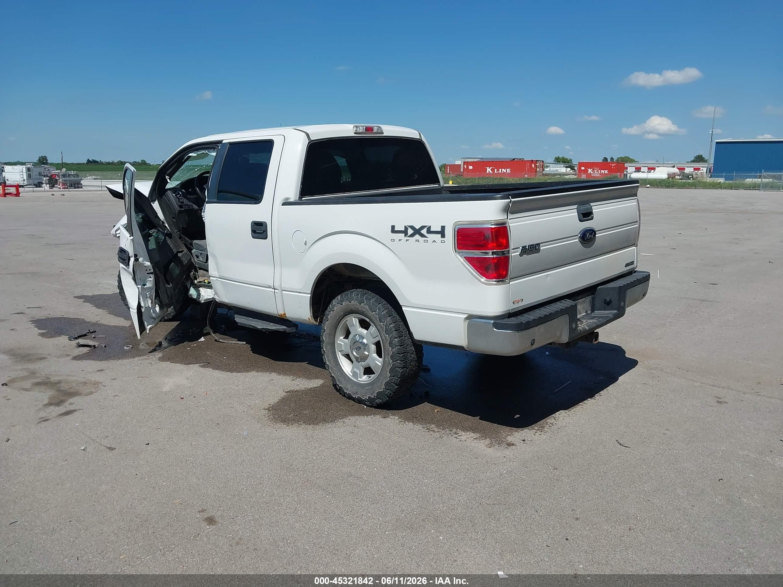 2012 Ford F-150 Xlt Белый vin: 1FTFW1EFXCFC13521