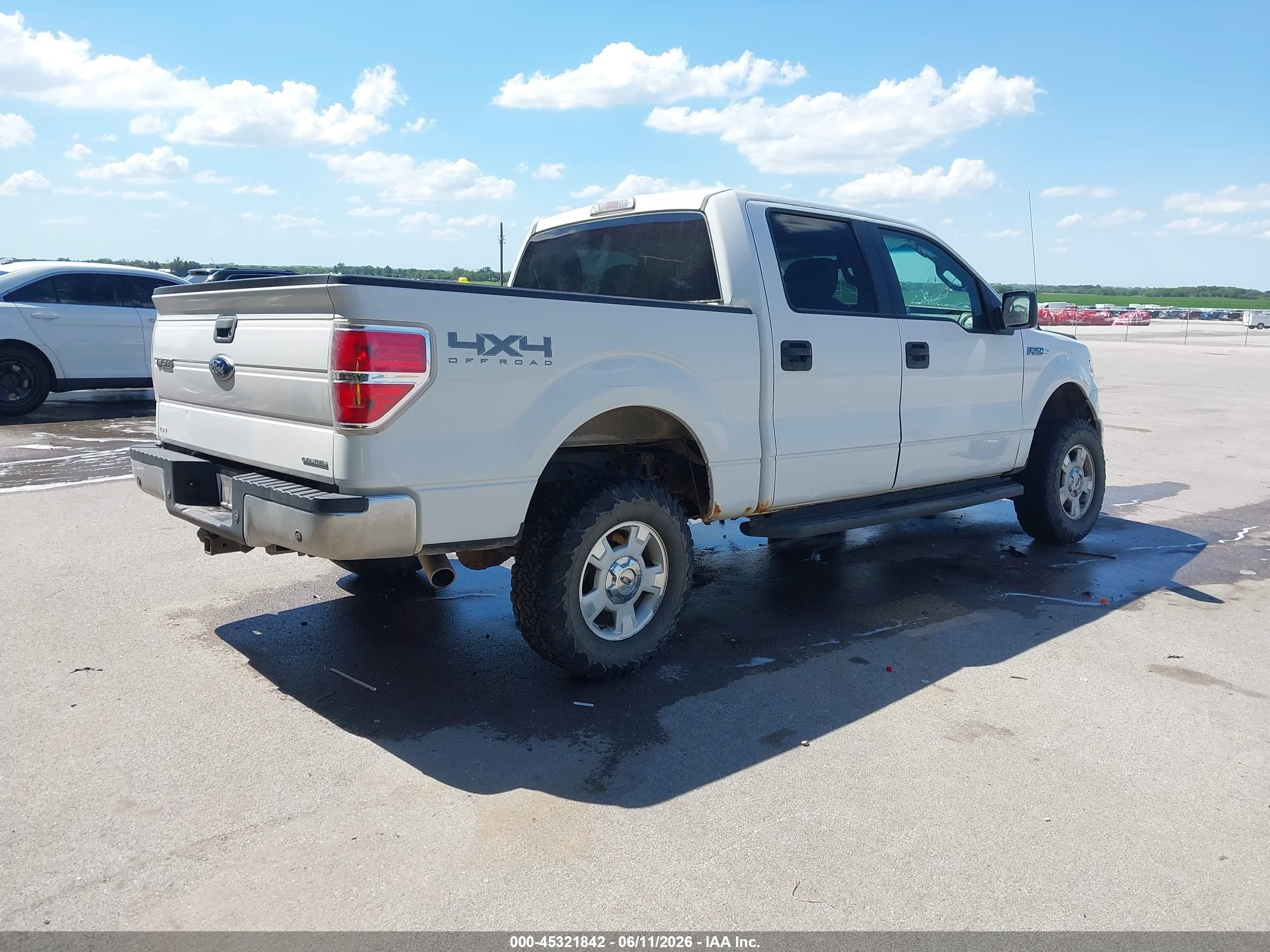 2012 Ford F-150 Xlt Белый vin: 1FTFW1EFXCFC13521