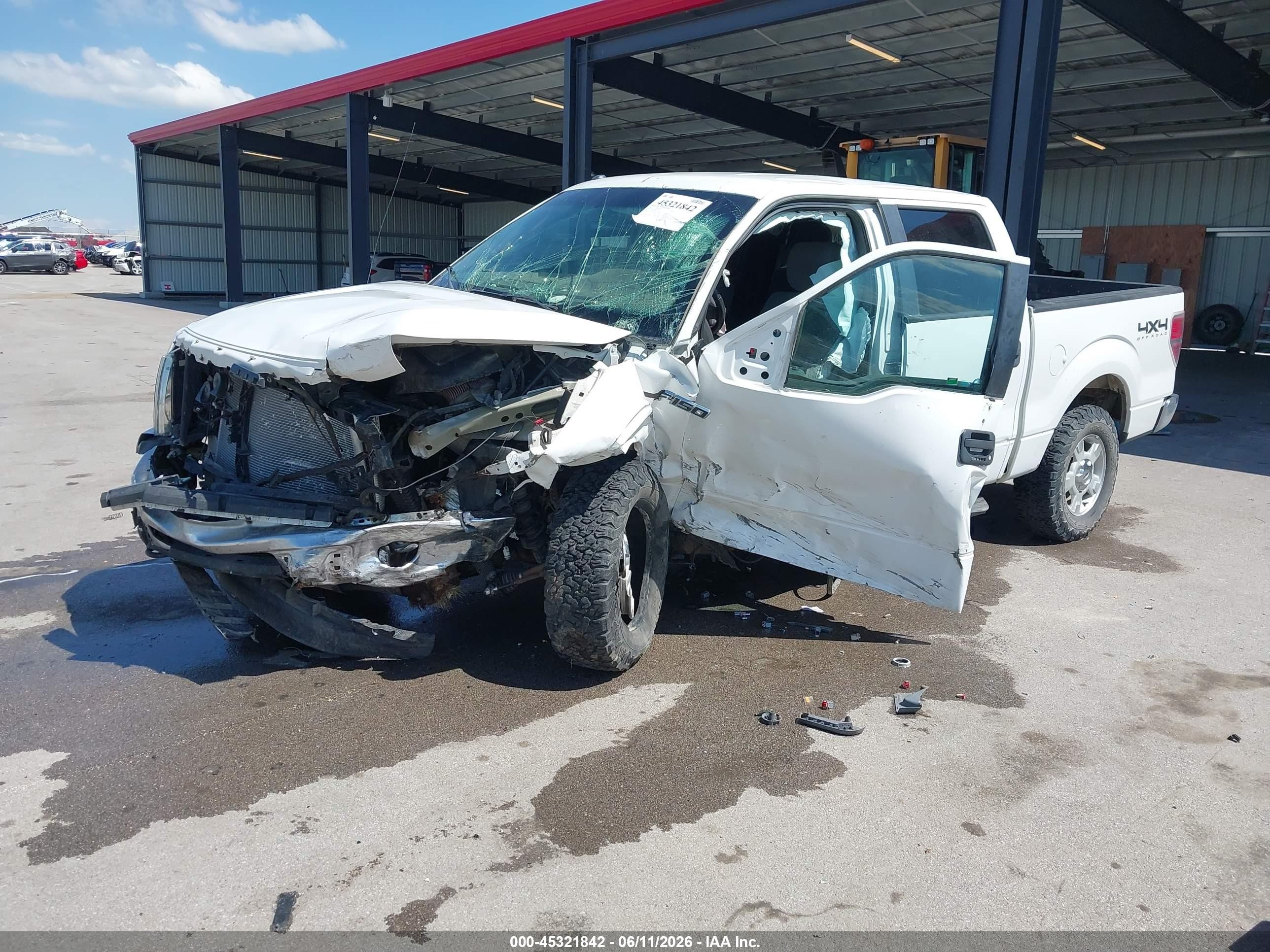 2012 Ford F-150 Xlt Белый vin: 1FTFW1EFXCFC13521