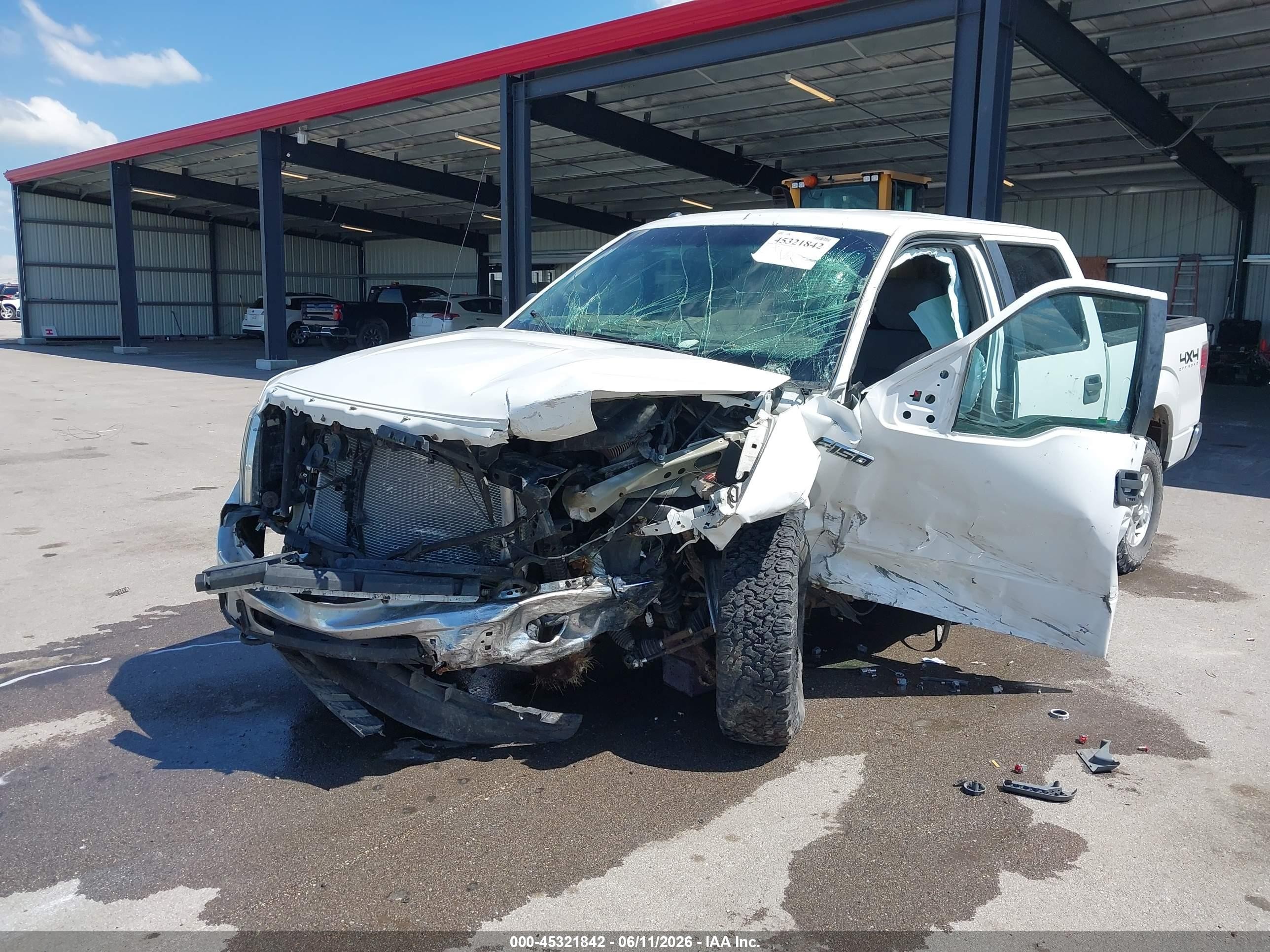 2012 Ford F-150 Xlt Белый vin: 1FTFW1EFXCFC13521