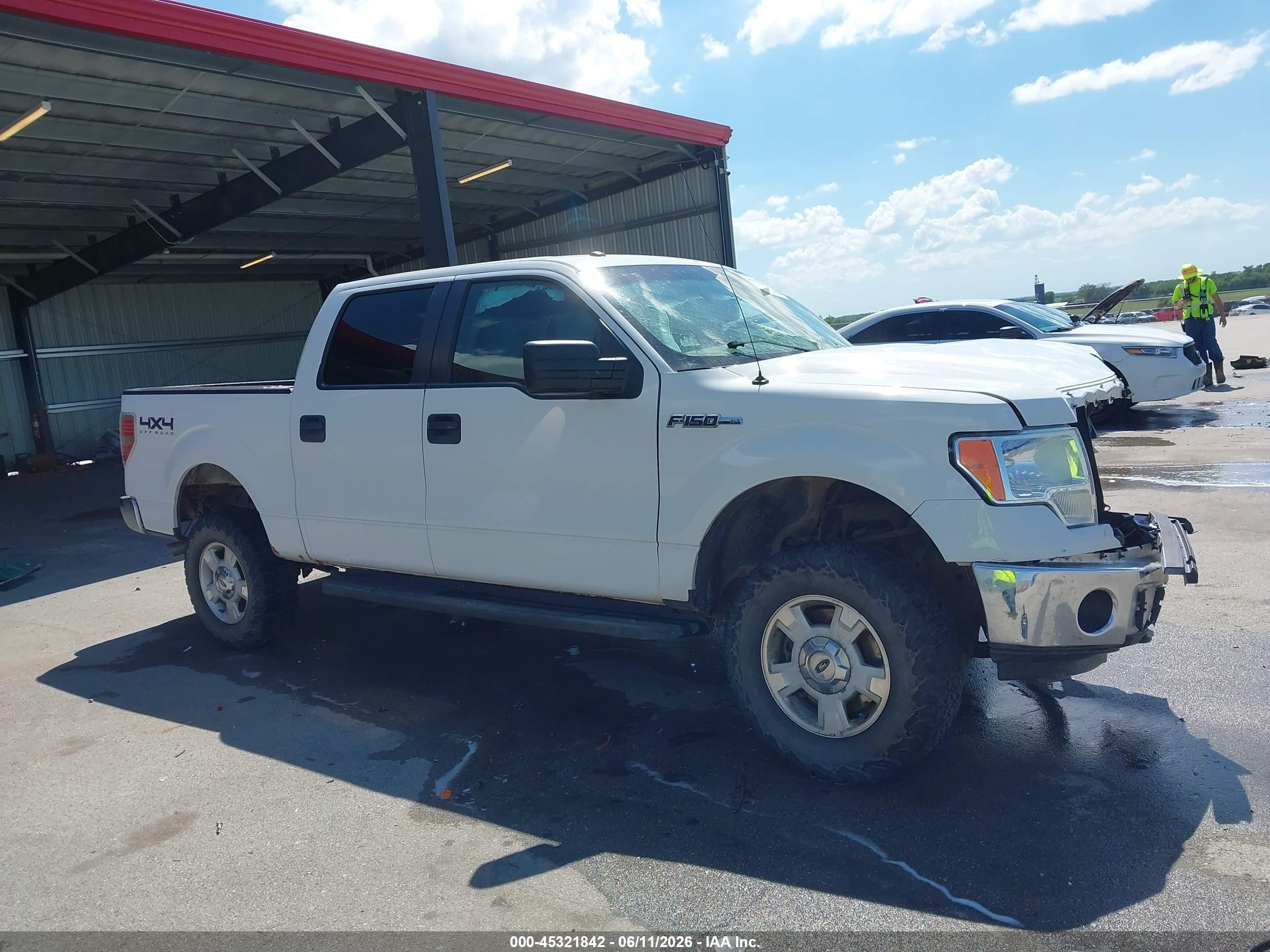 2012 Ford F-150 Xlt Белый vin: 1FTFW1EFXCFC13521