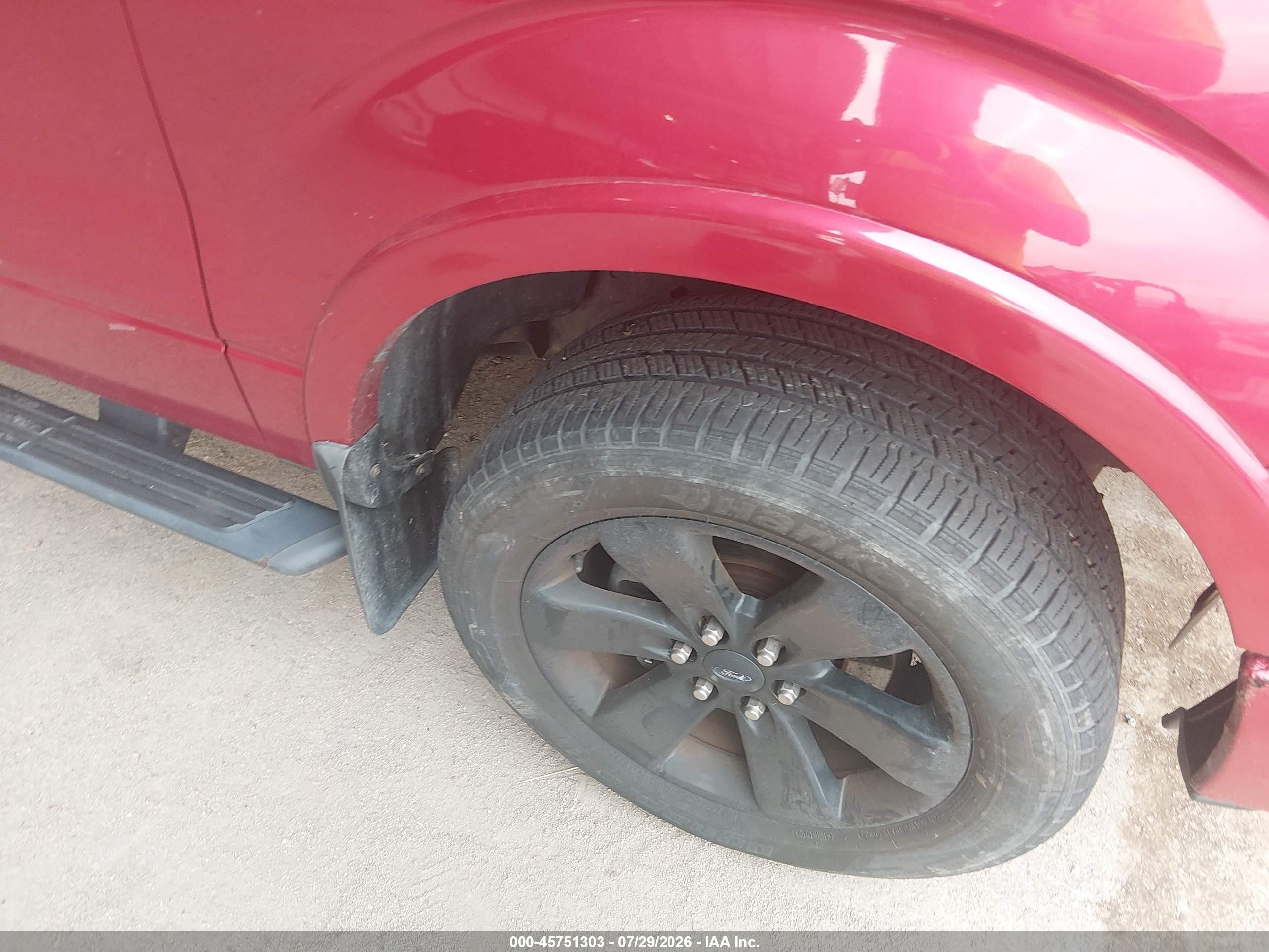 2012 Ford F-150 Fx4 Red vin: 1FTFW1EFXCFC78062