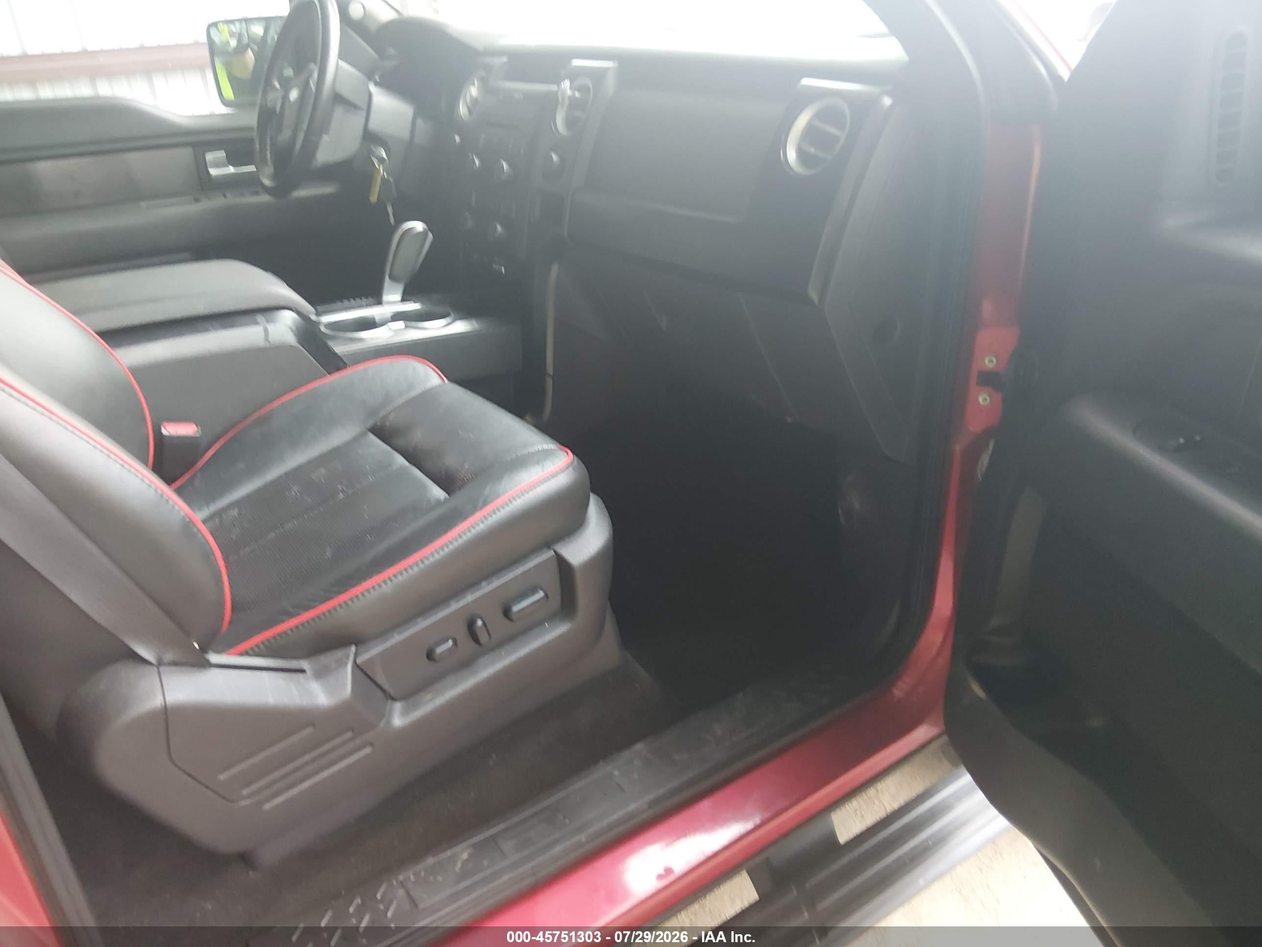 2012 Ford F-150 Fx4 Red vin: 1FTFW1EFXCFC78062