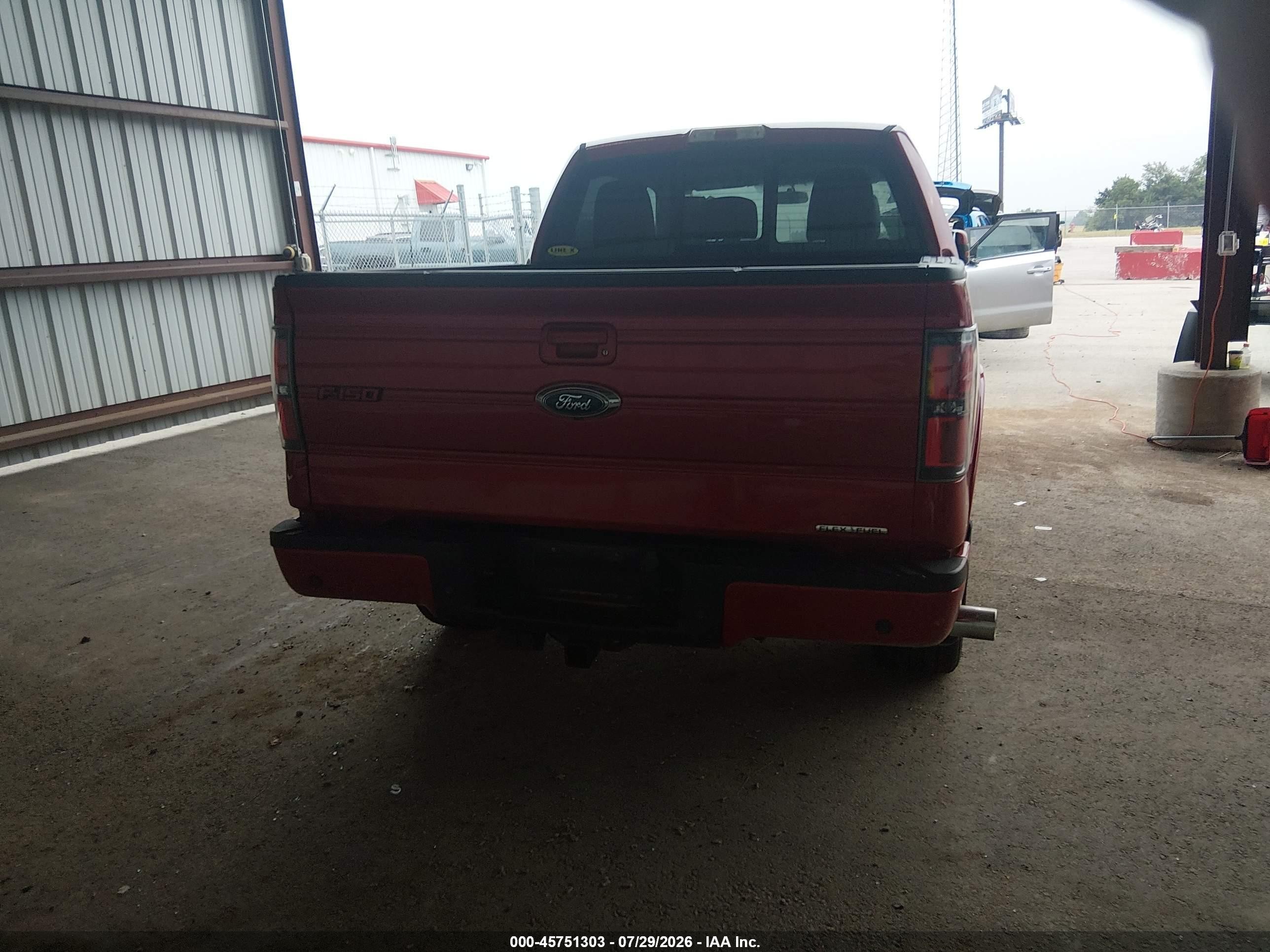 2012 Ford F-150 Fx4 Red vin: 1FTFW1EFXCFC78062