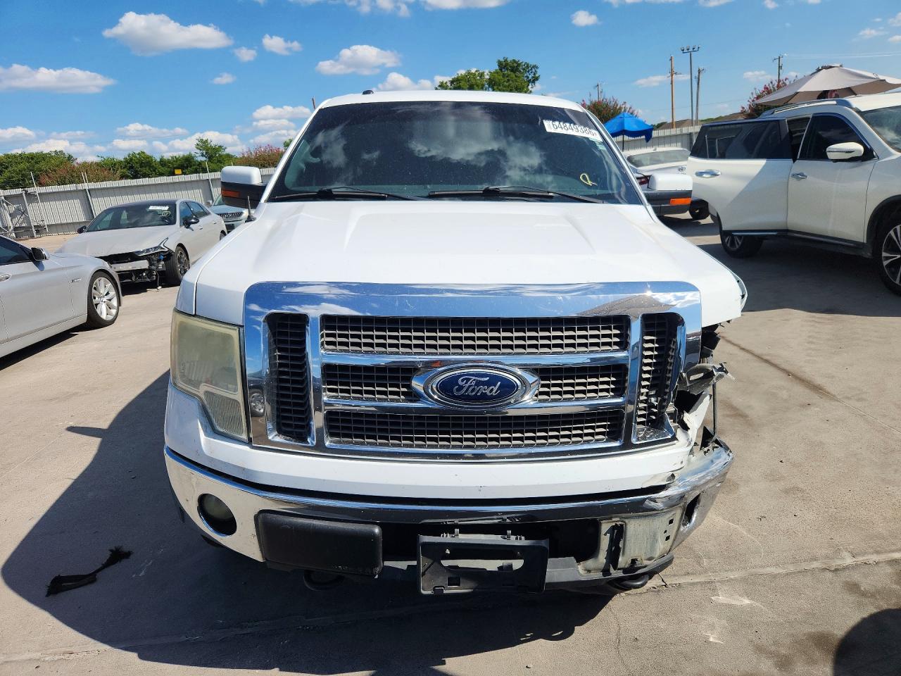 2012 Ford F150 Supercrew White vin: 1FTFW1EFXCKD18924