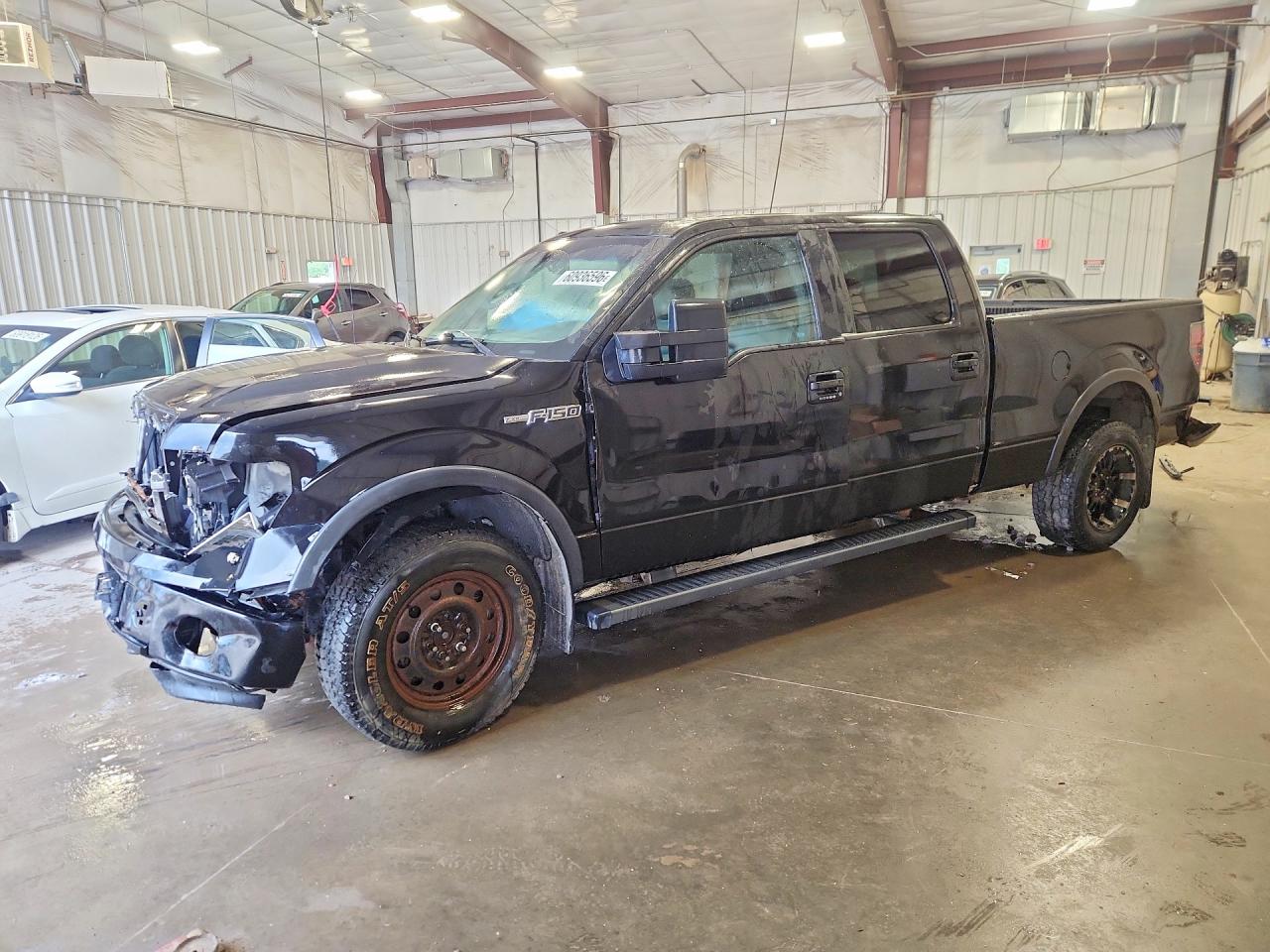 2012 Ford F150 Supercrew Black vin: 1FTFW1EFXCKE12110