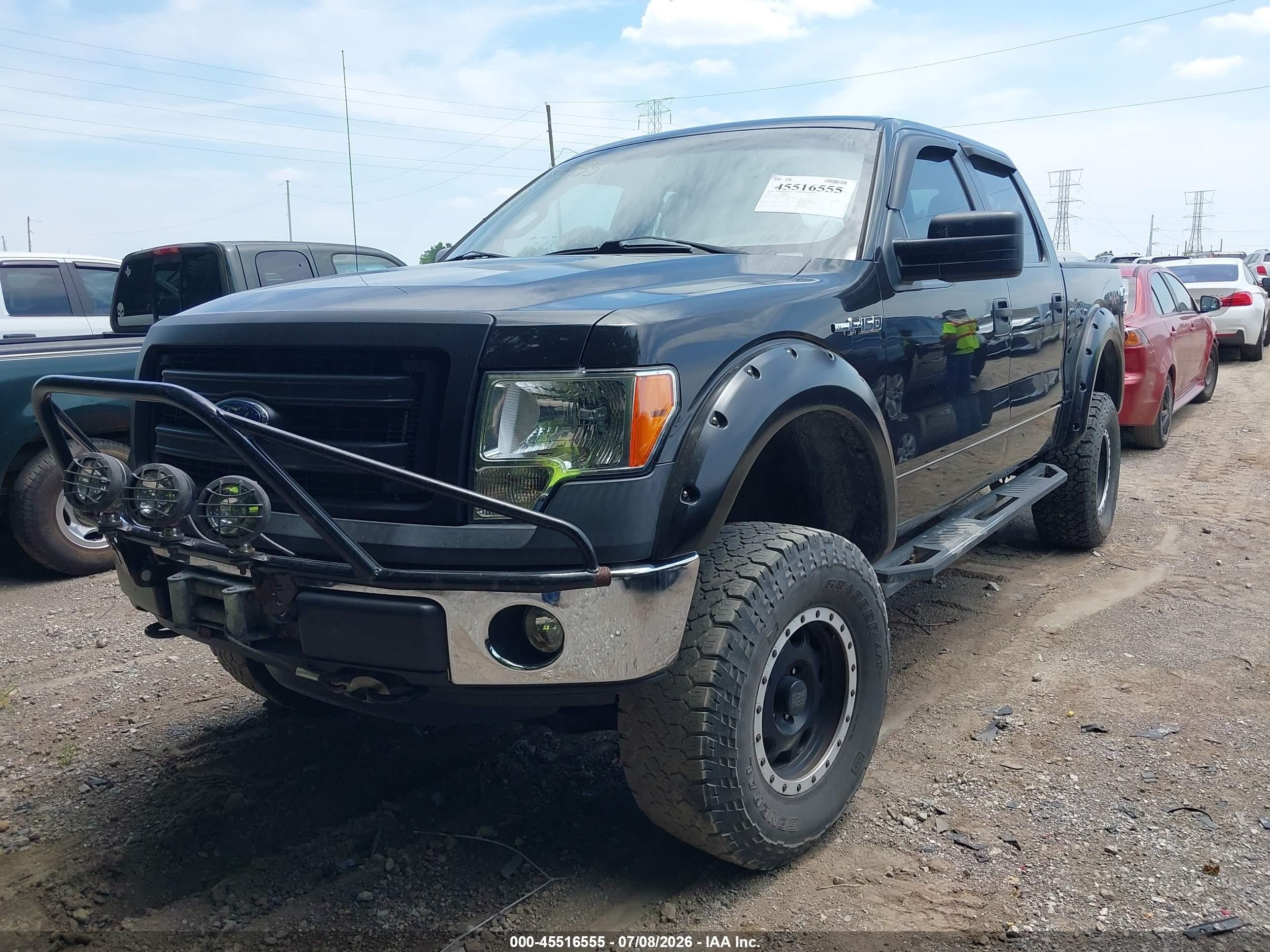 2013 Ford F-150 Fx4/king Ranch/lariat/platinum/xl/xlt Black vin: 1FTFW1EFXDFA14793