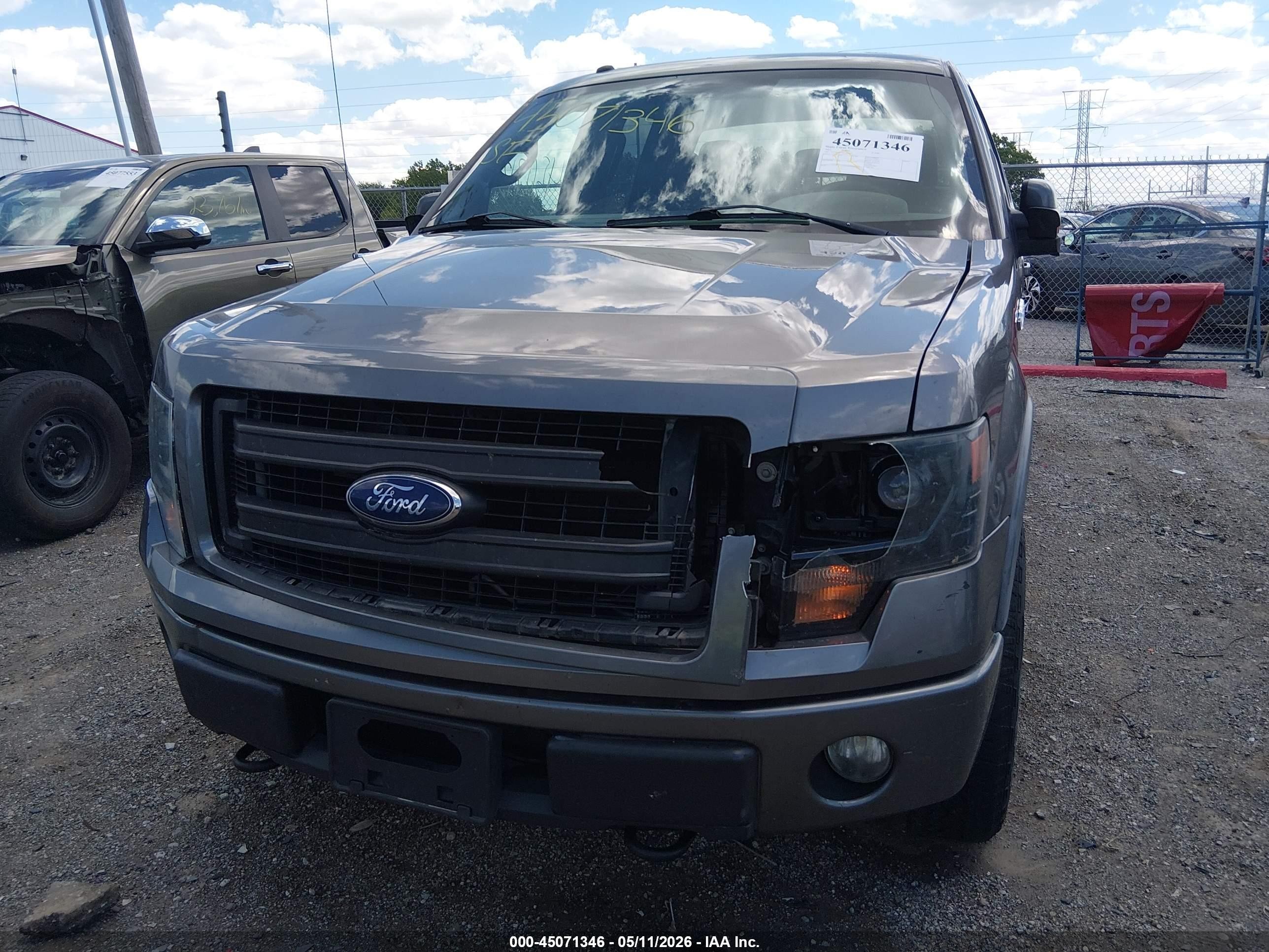 2013 Ford F-150 Fx4 Gray vin: 1FTFW1EFXDFA42111