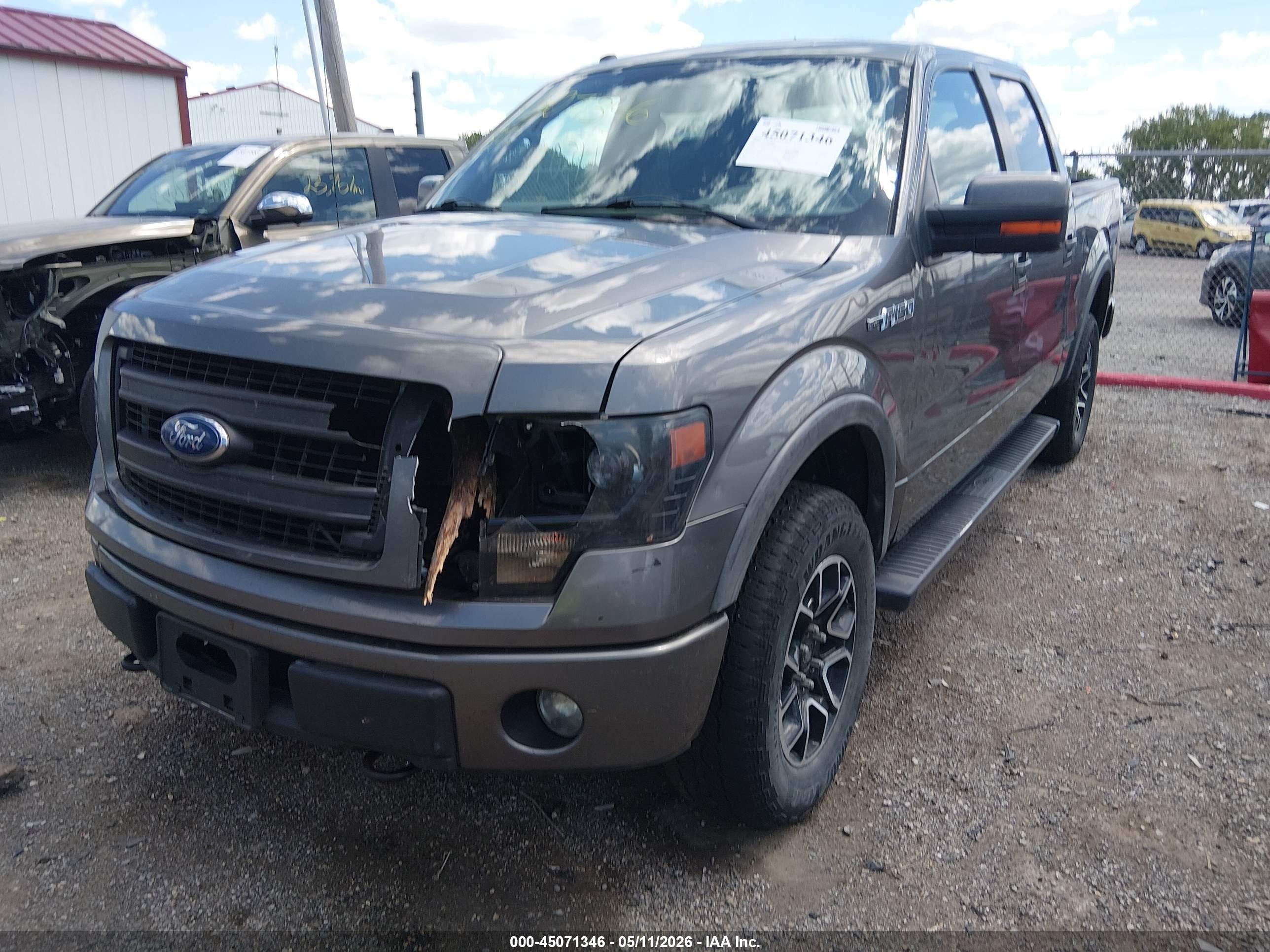 2013 Ford F-150 Fx4 Gray vin: 1FTFW1EFXDFA42111