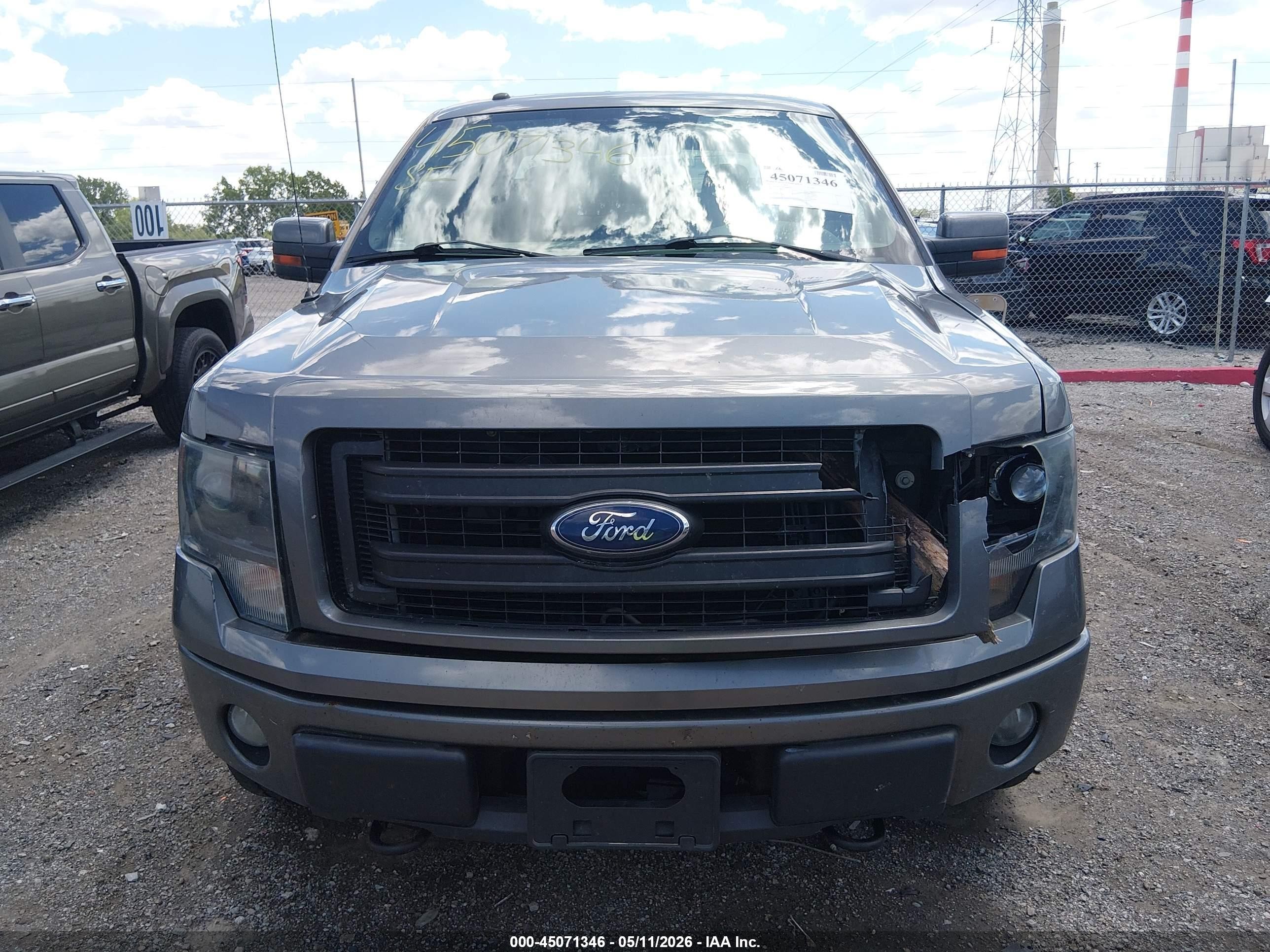 2013 Ford F-150 Fx4 Gray vin: 1FTFW1EFXDFA42111