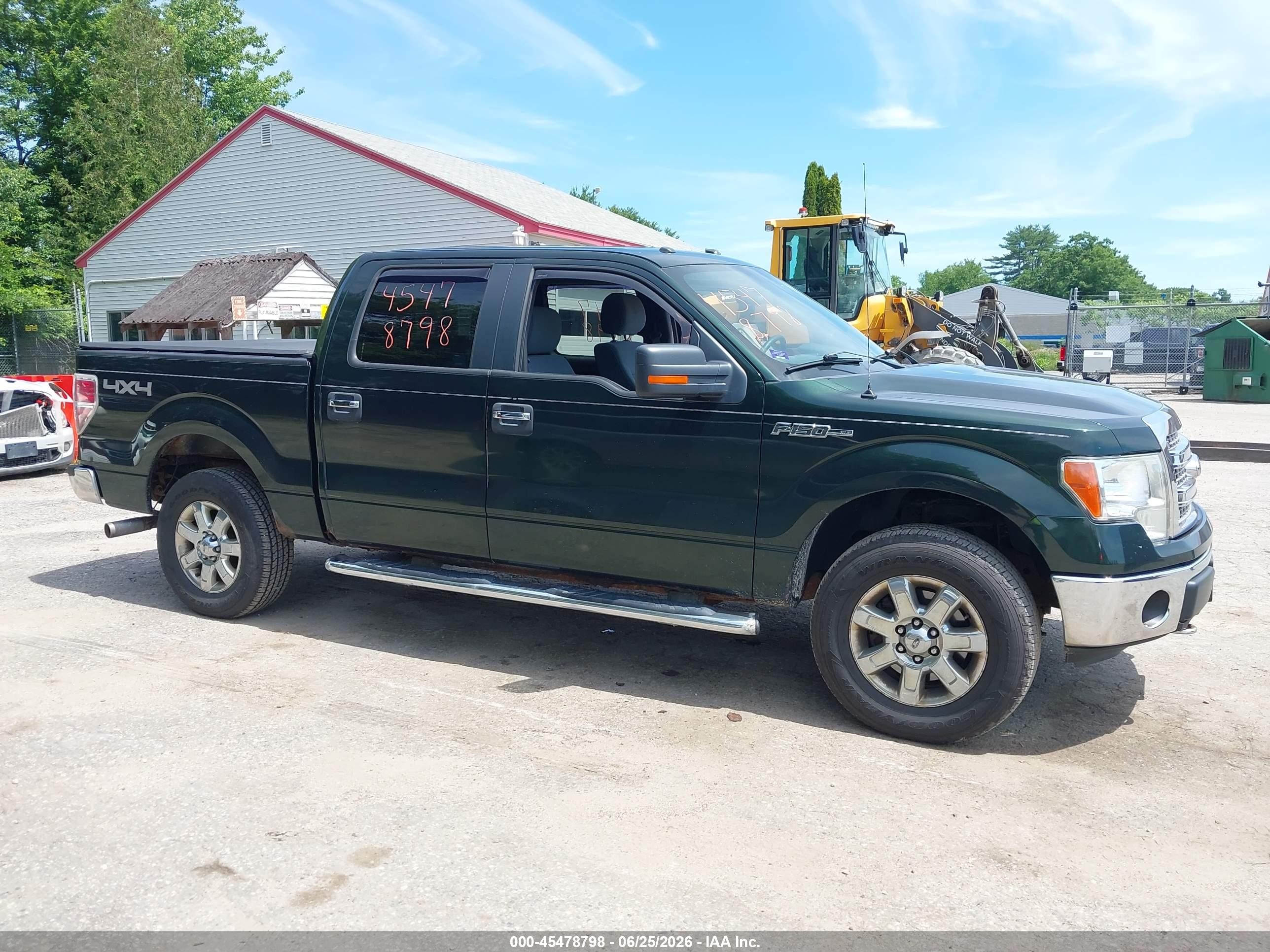 2013 Ford F-150 Fx4/king Ranch/lariat/platinum/xl/xlt Green vin: 1FTFW1EFXDFC52787