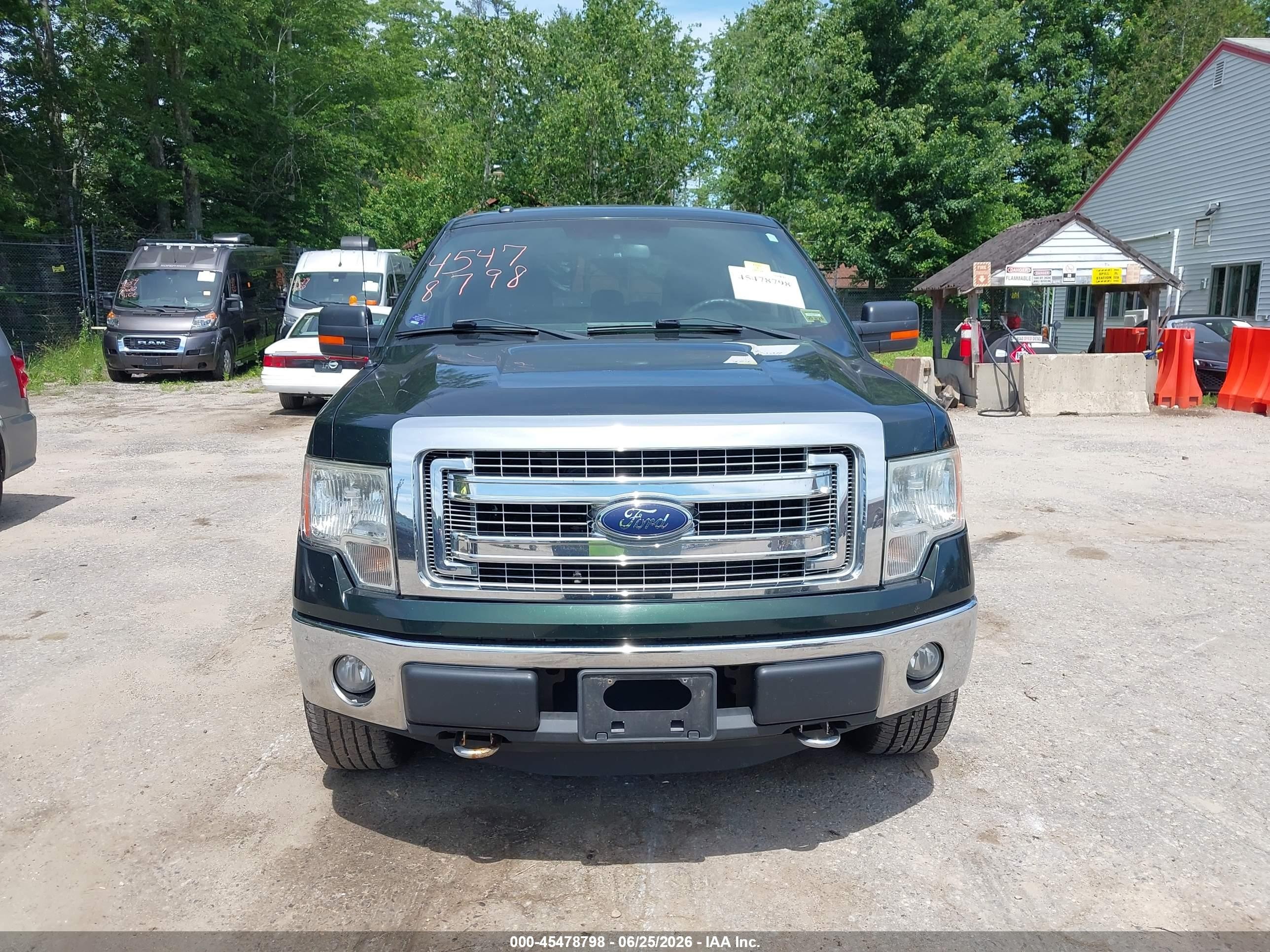 2013 Ford F-150 Fx4/king Ranch/lariat/platinum/xl/xlt Green vin: 1FTFW1EFXDFC52787