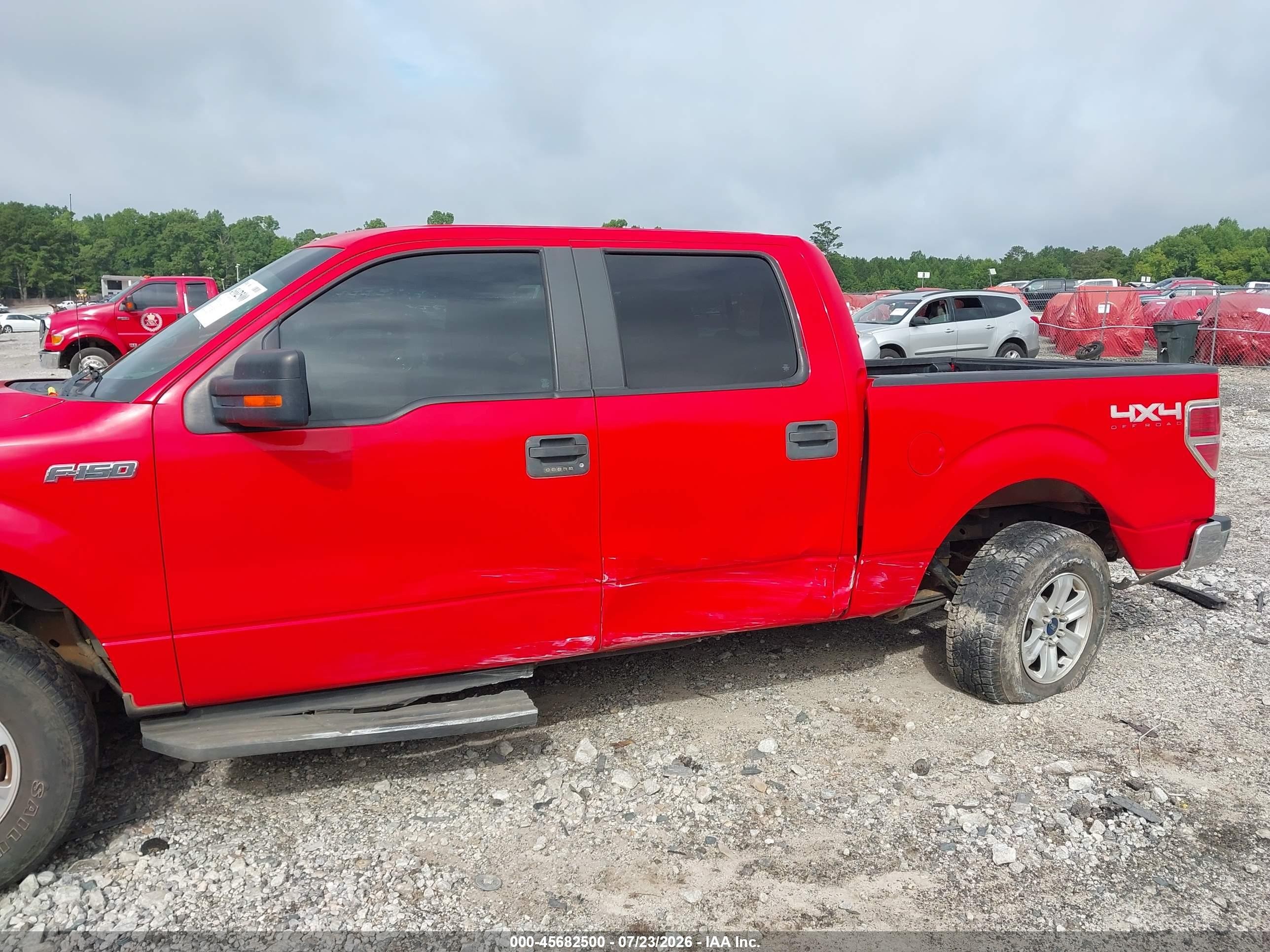 2013 Ford F-150 Xlt Красный vin: 1FTFW1EFXDFC66902