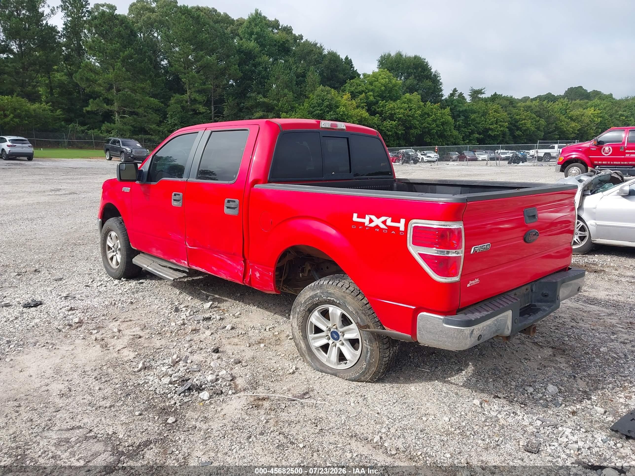 2013 Ford F-150 Xlt Красный vin: 1FTFW1EFXDFC66902