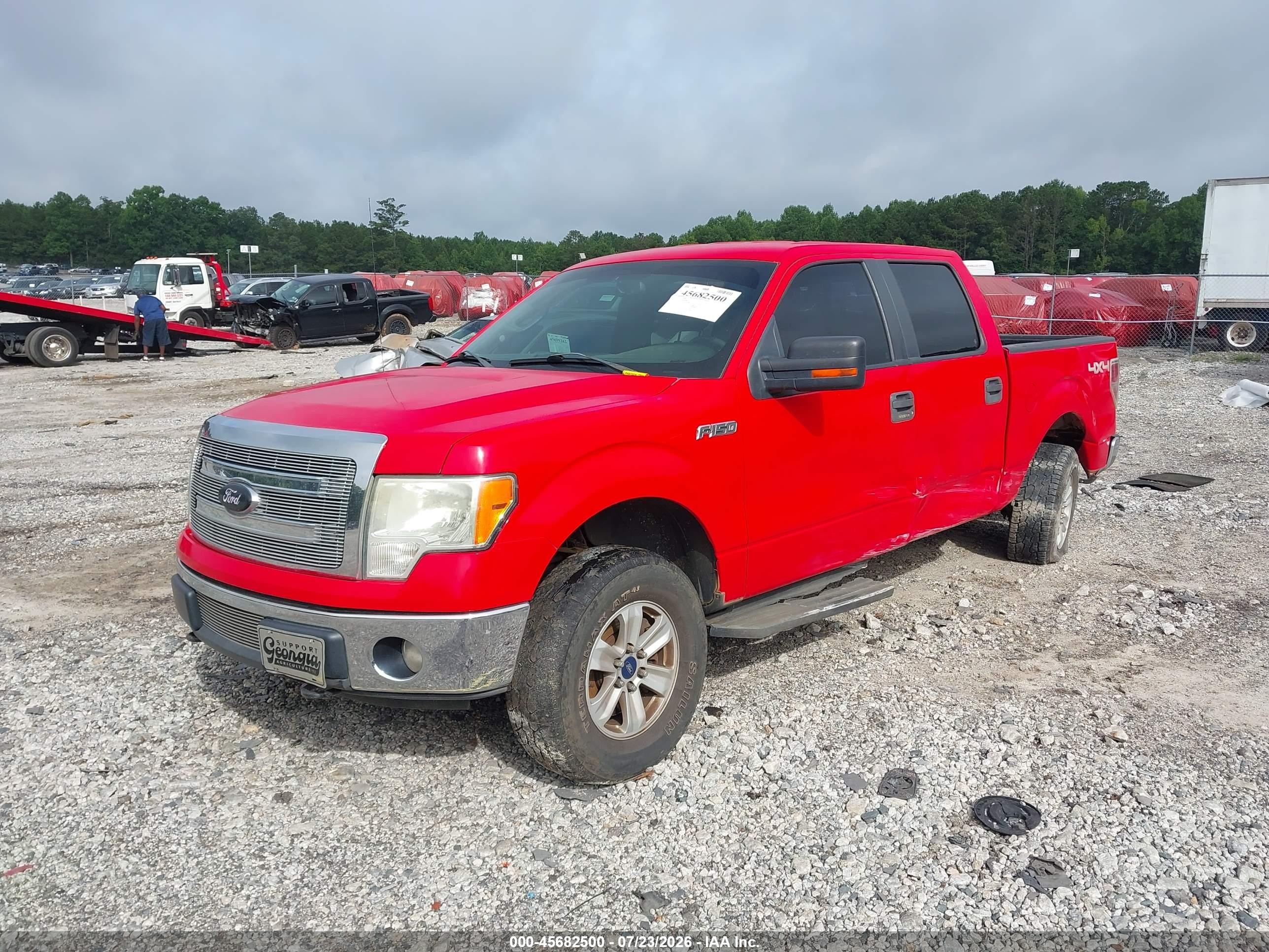2013 Ford F-150 Xlt Красный vin: 1FTFW1EFXDFC66902