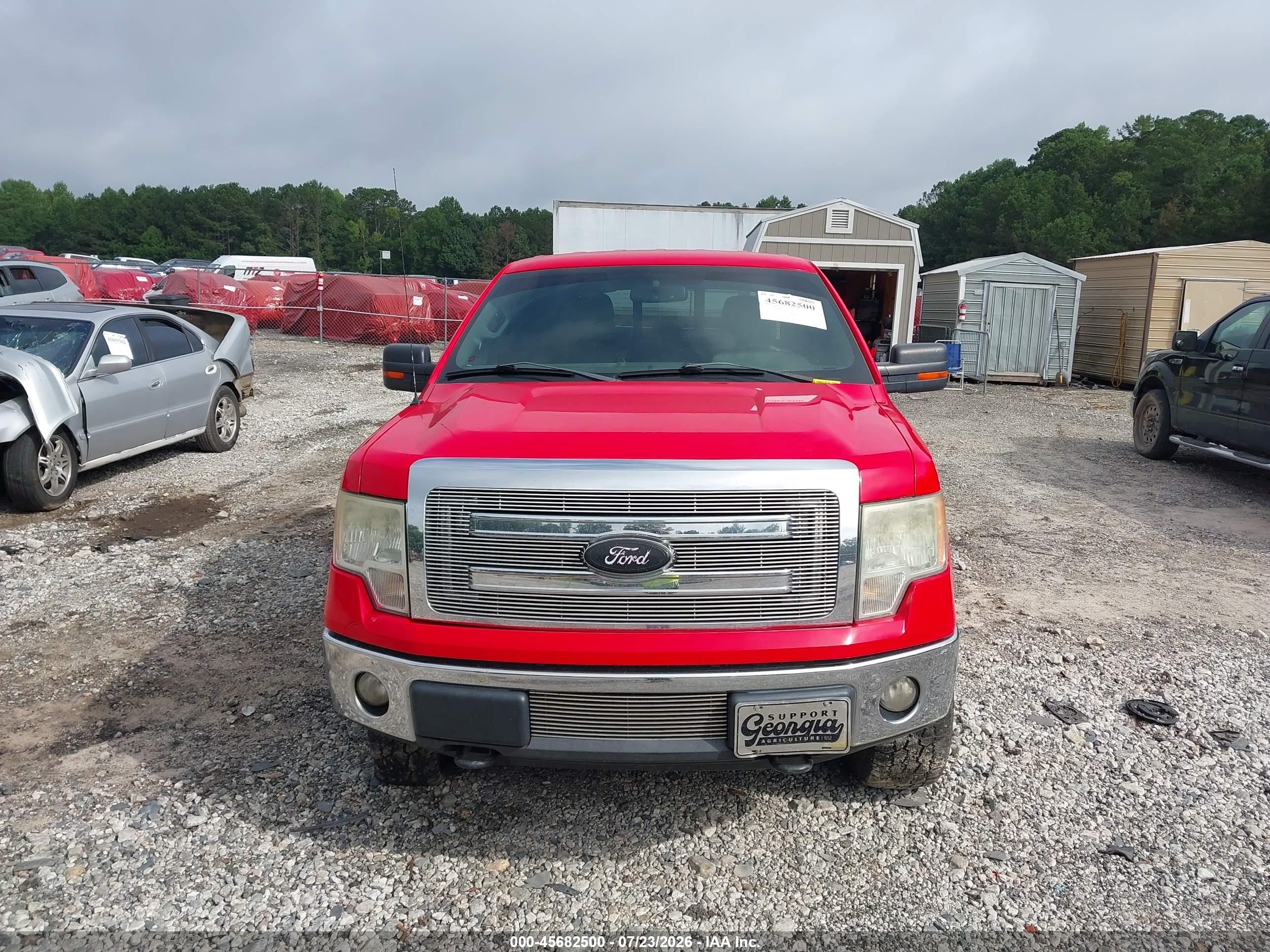 2013 Ford F-150 Xlt Красный vin: 1FTFW1EFXDFC66902