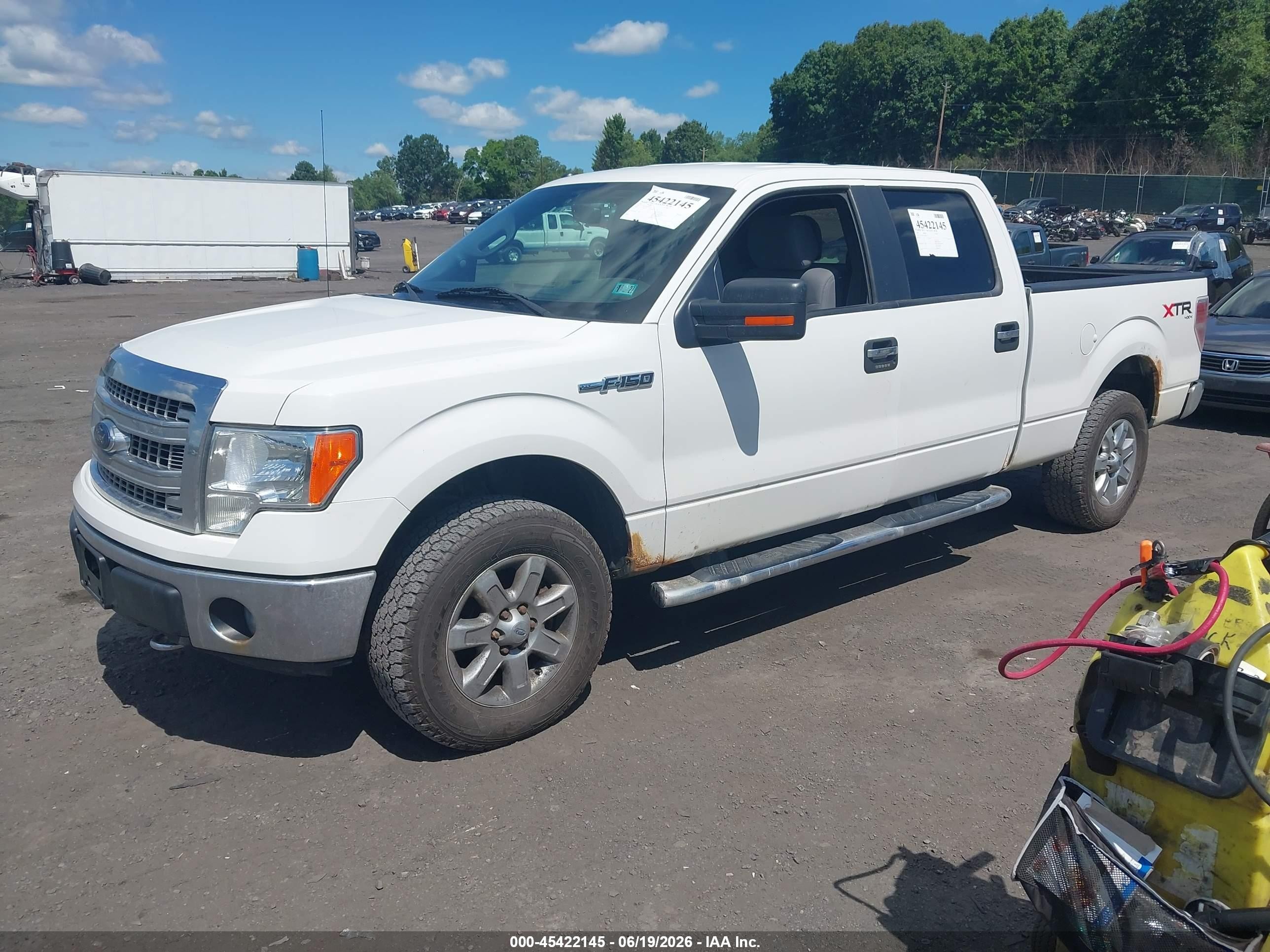 2013 Ford F-150 Fx4/king Ranch/lariat/platinum/xl/xlt White vin: 1FTFW1EFXDFD12521