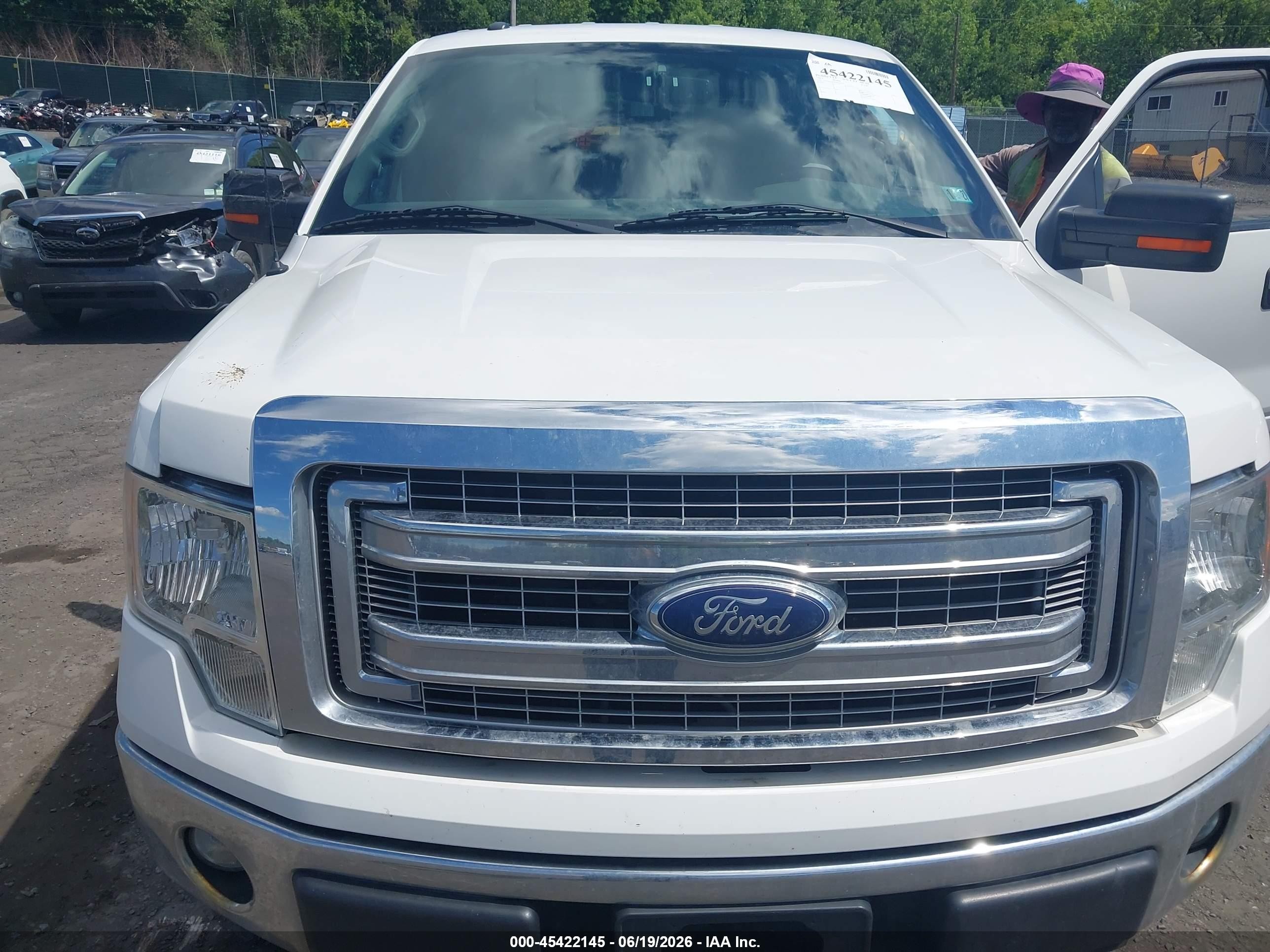 2013 Ford F-150 Fx4/king Ranch/lariat/platinum/xl/xlt White vin: 1FTFW1EFXDFD12521