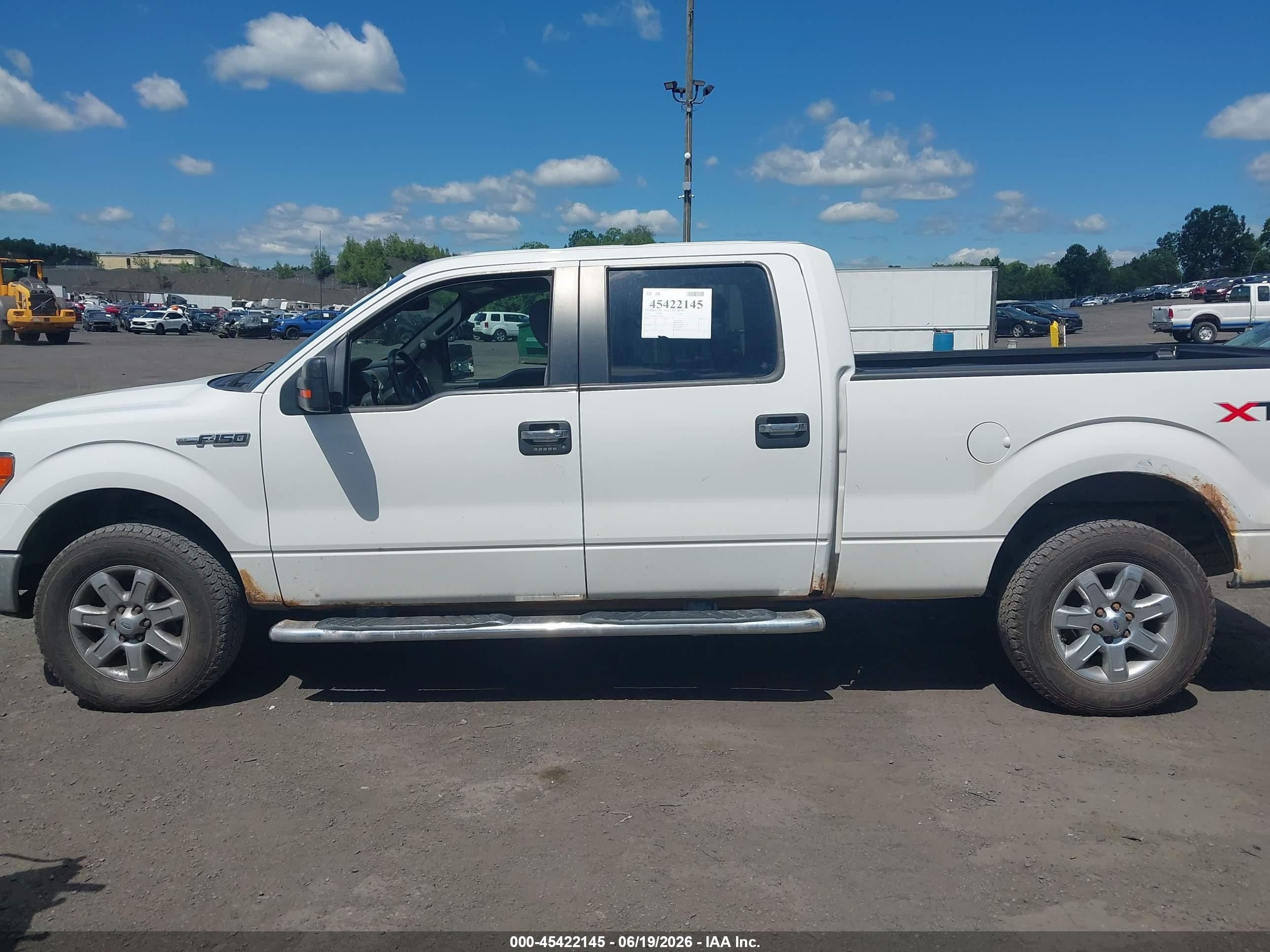 2013 Ford F-150 Fx4/king Ranch/lariat/platinum/xl/xlt White vin: 1FTFW1EFXDFD12521