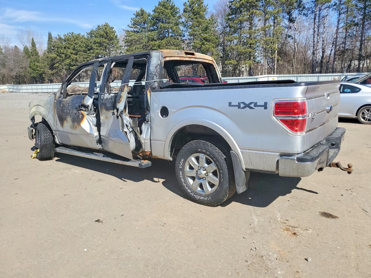 2013 Ford F150 Supercrew Silver vin: 1FTFW1EFXDKD37569