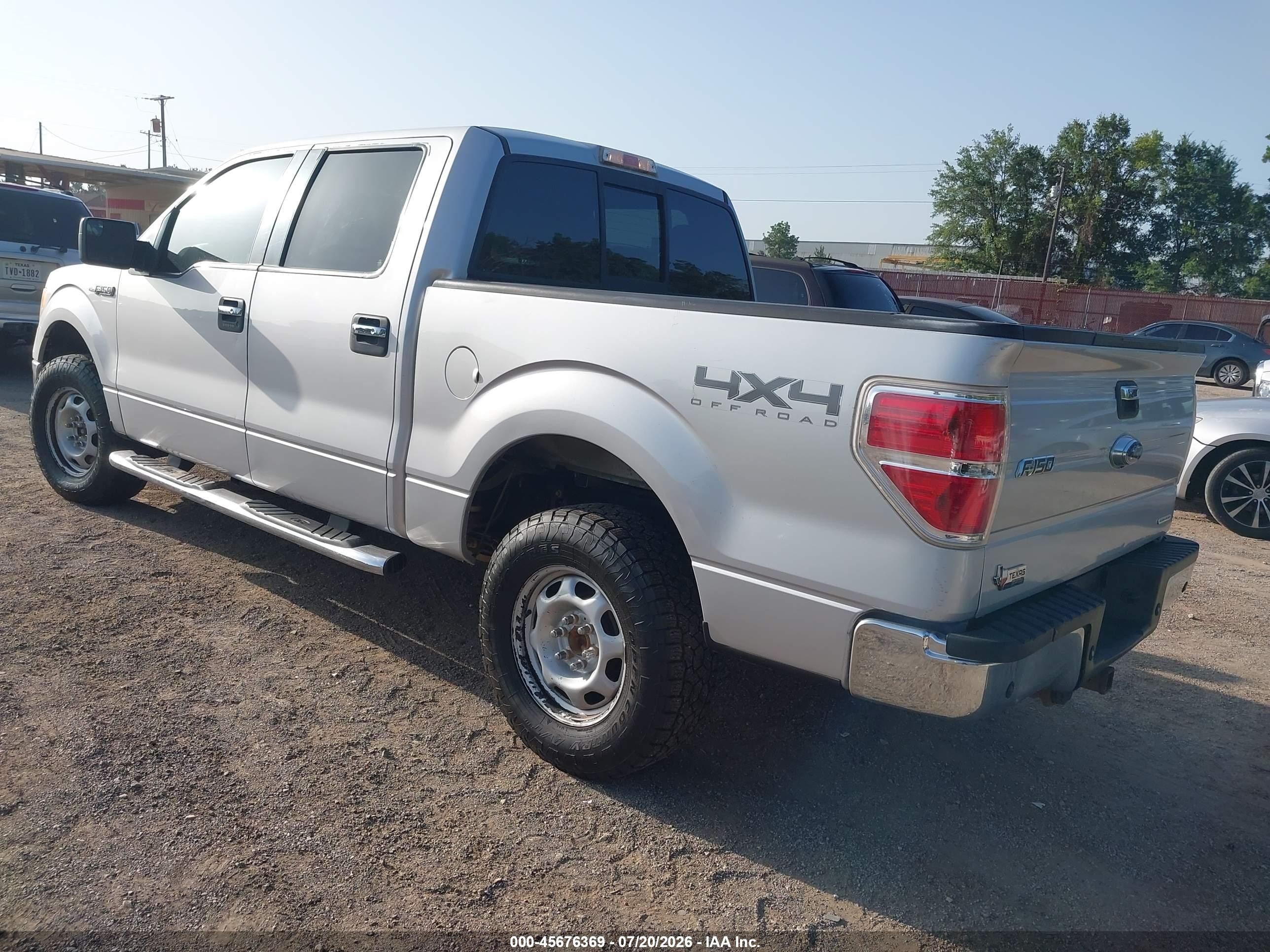 2013 Ford F-150 Xlt Silver vin: 1FTFW1EFXDKD41623