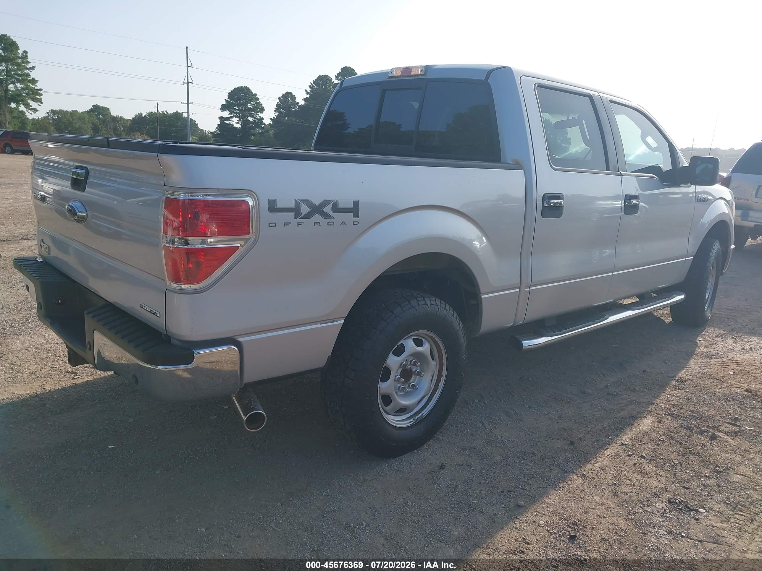 2013 Ford F-150 Xlt Silver vin: 1FTFW1EFXDKD41623