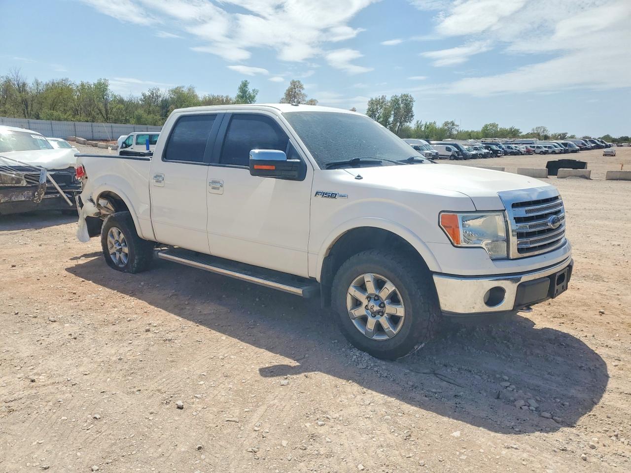 2013 Ford F150 Supercrew White vin: 1FTFW1EFXDKD95441