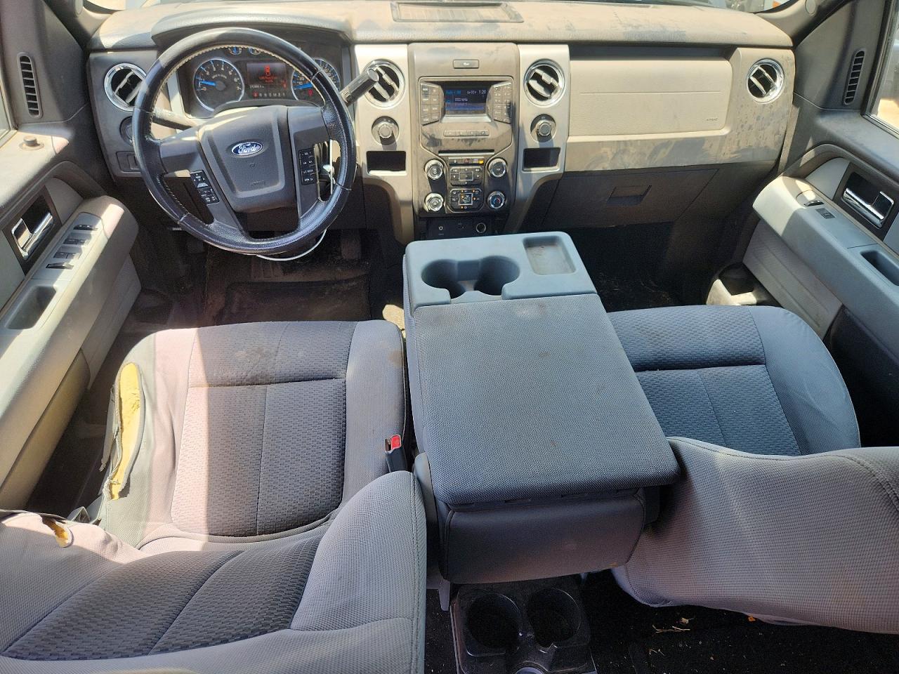 2013 Ford F150 Supercrew Gray vin: 1FTFW1EFXDKD95603