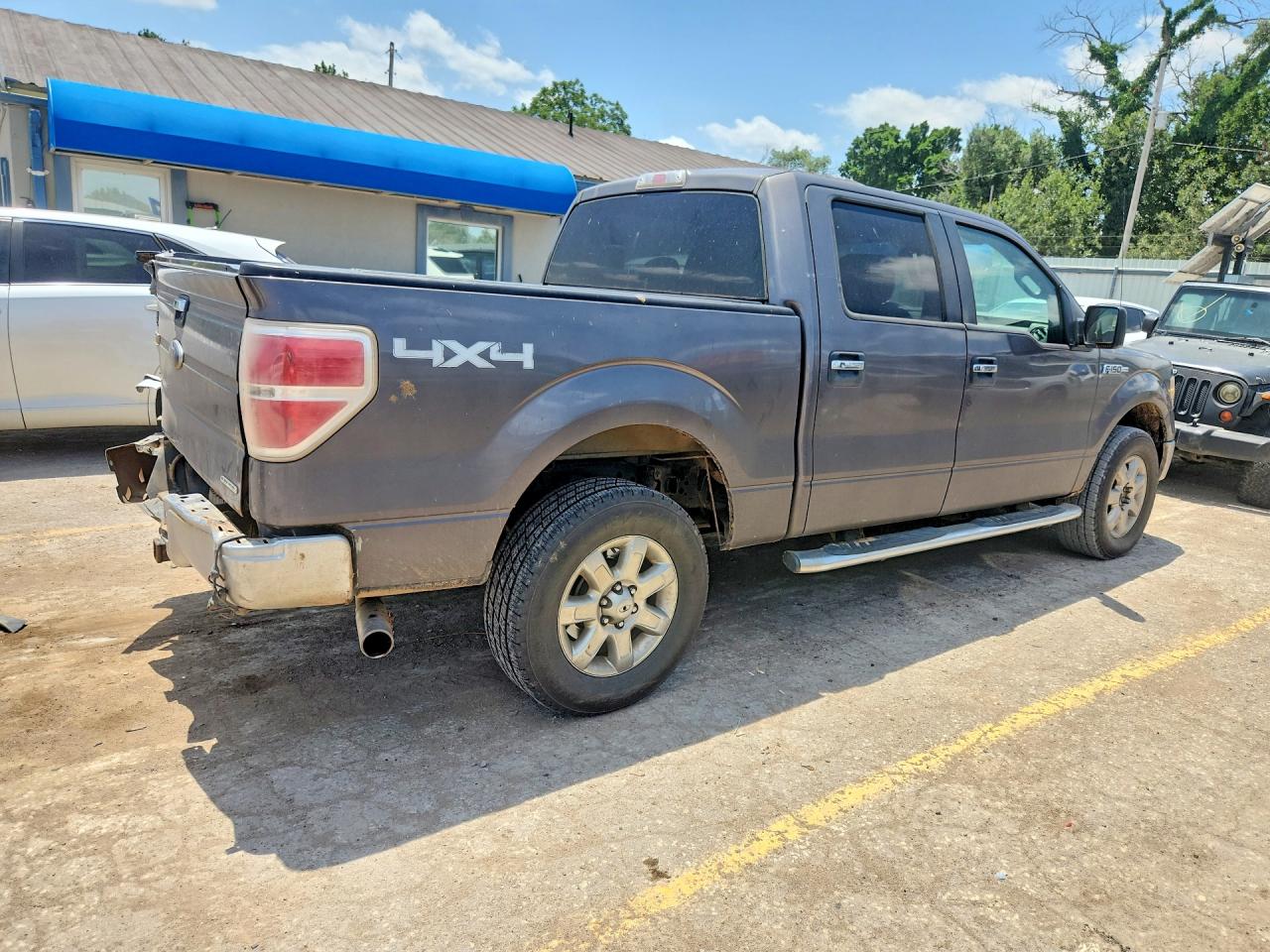 2013 Ford F150 Supercrew Gray vin: 1FTFW1EFXDKD95603