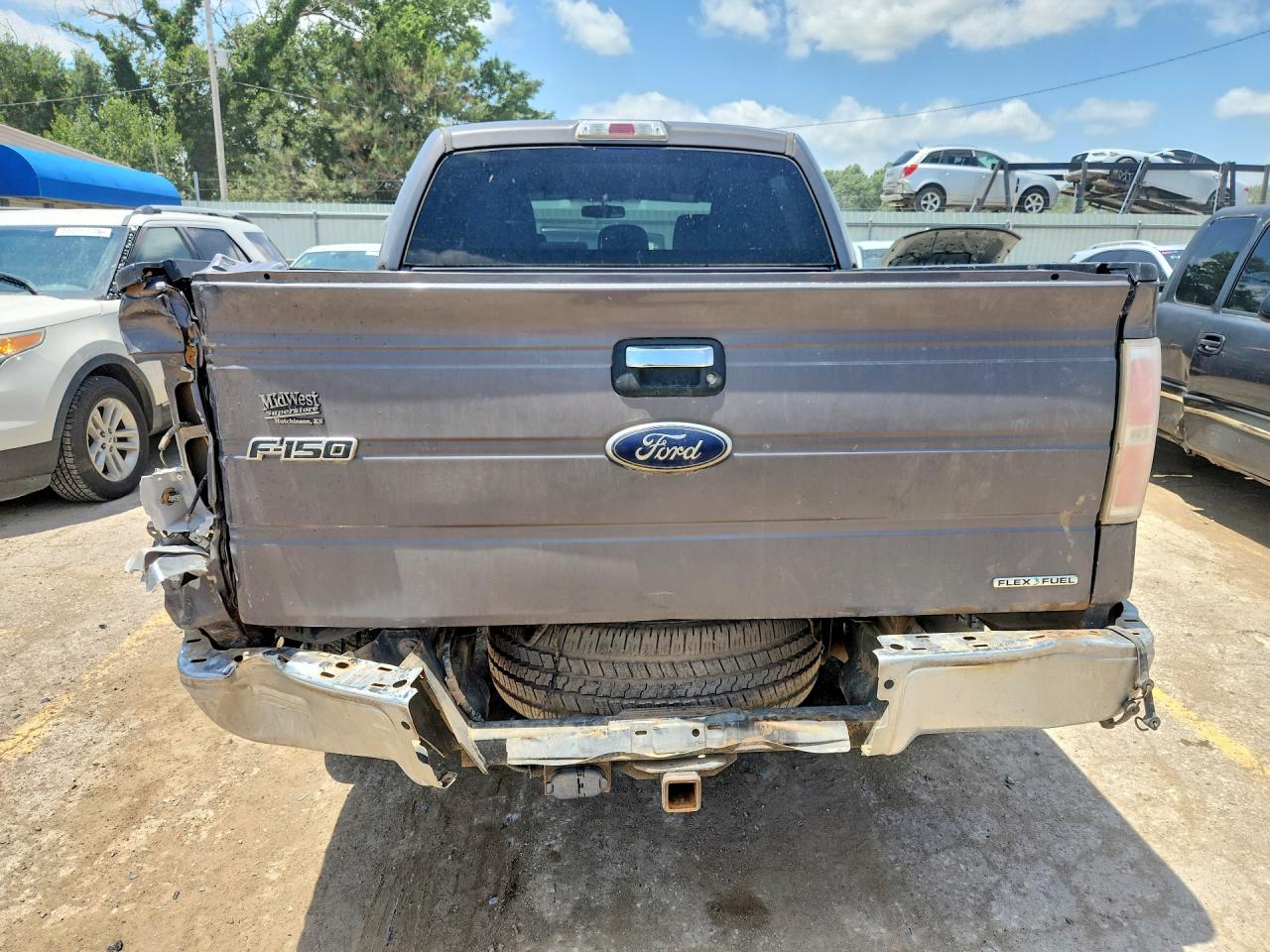 2013 Ford F150 Supercrew Gray vin: 1FTFW1EFXDKD95603
