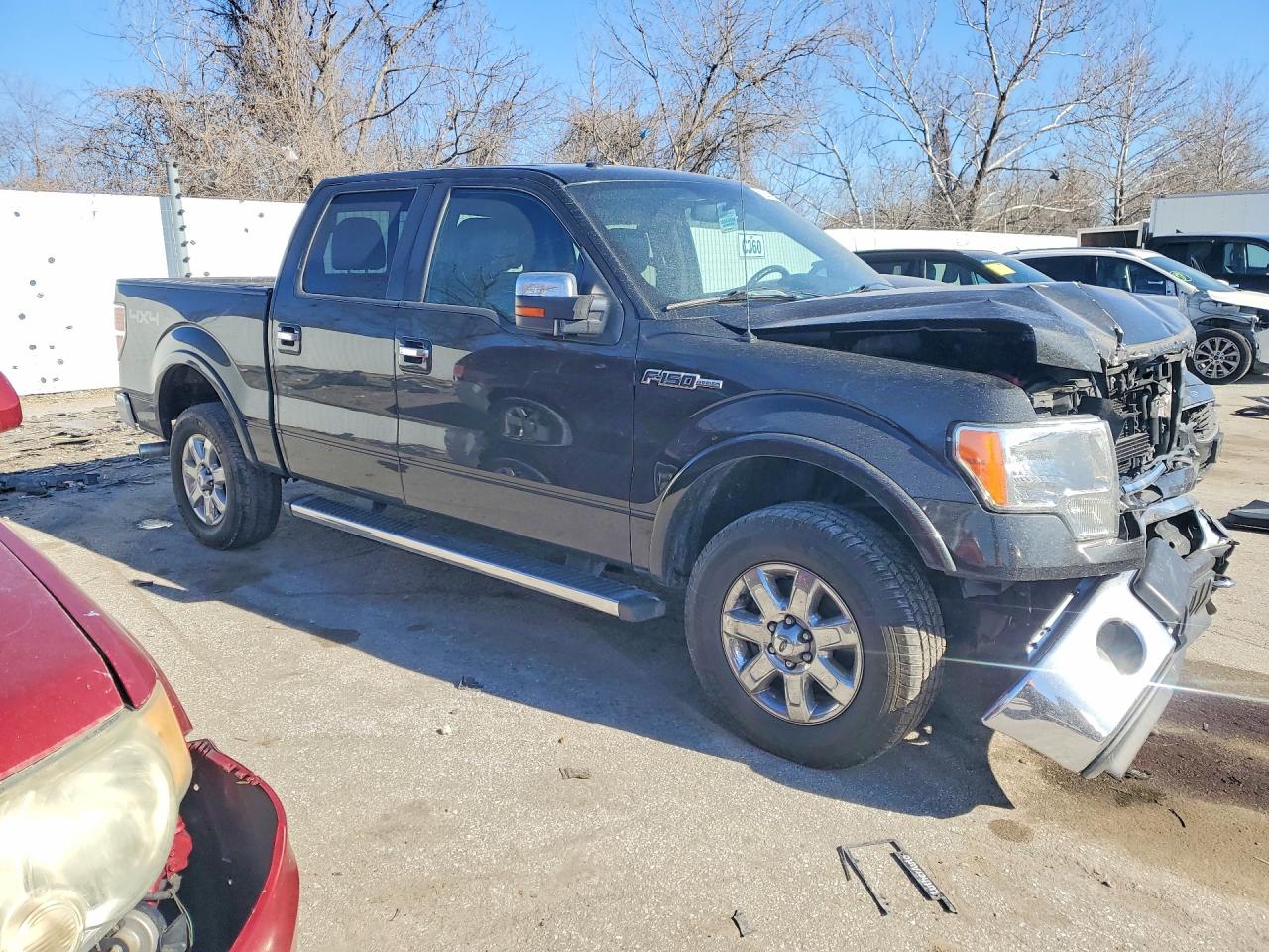 2013 Ford F150 Supercrew Black vin: 1FTFW1EFXDKE10987